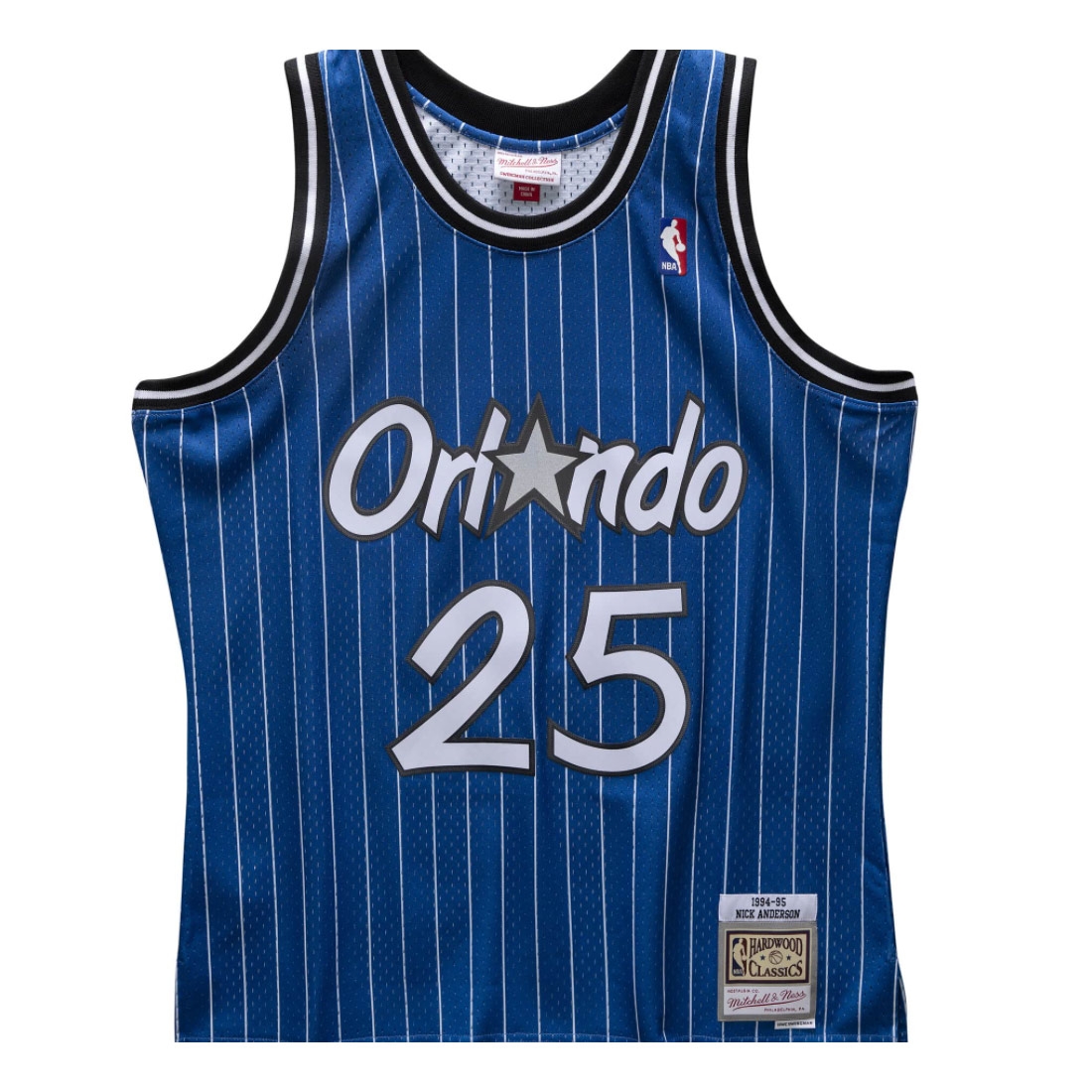 Nick Anderson #25 Orlando Magic 1994-95 Mitchell & Ness Swingman NBA Trikot Blau