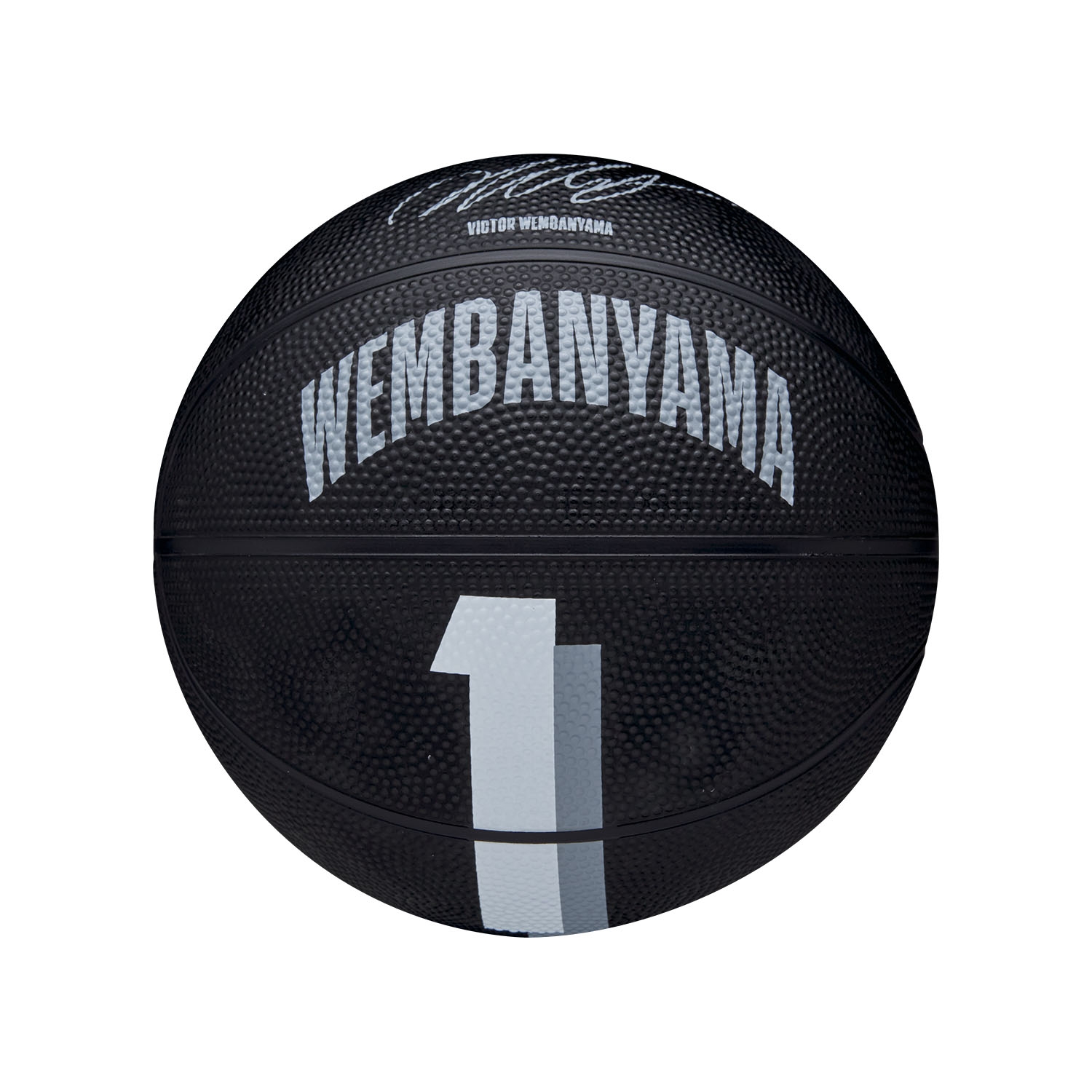 Victor Wembanyama #1 San Antonio Spurs Wilson NBA Mini Basketball (Size 3)