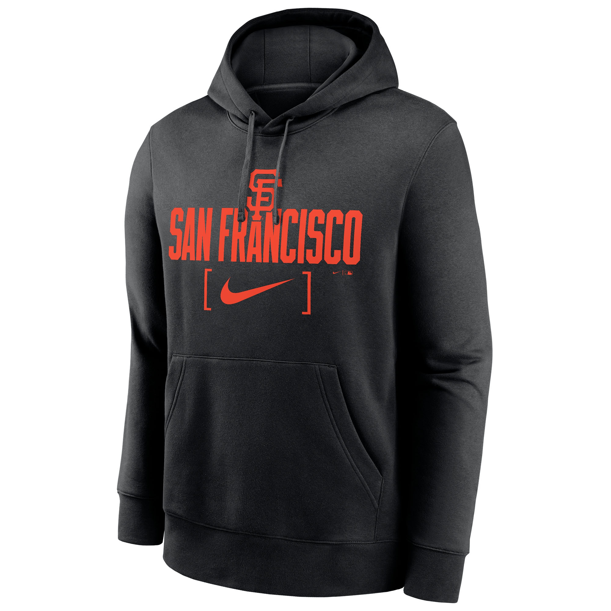 San Francisco Giants Nike Club Slack MLB Hoodie Schwarz