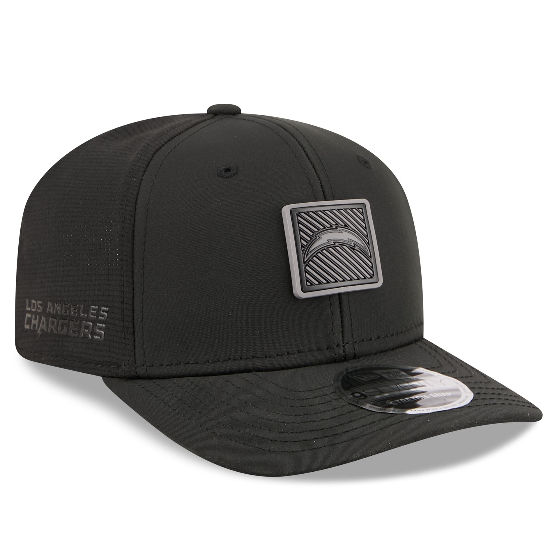 Los Angeles Chargers Black 2026 NFL Training Camp 9SEVENTY Stretch-Snap Cap Black
