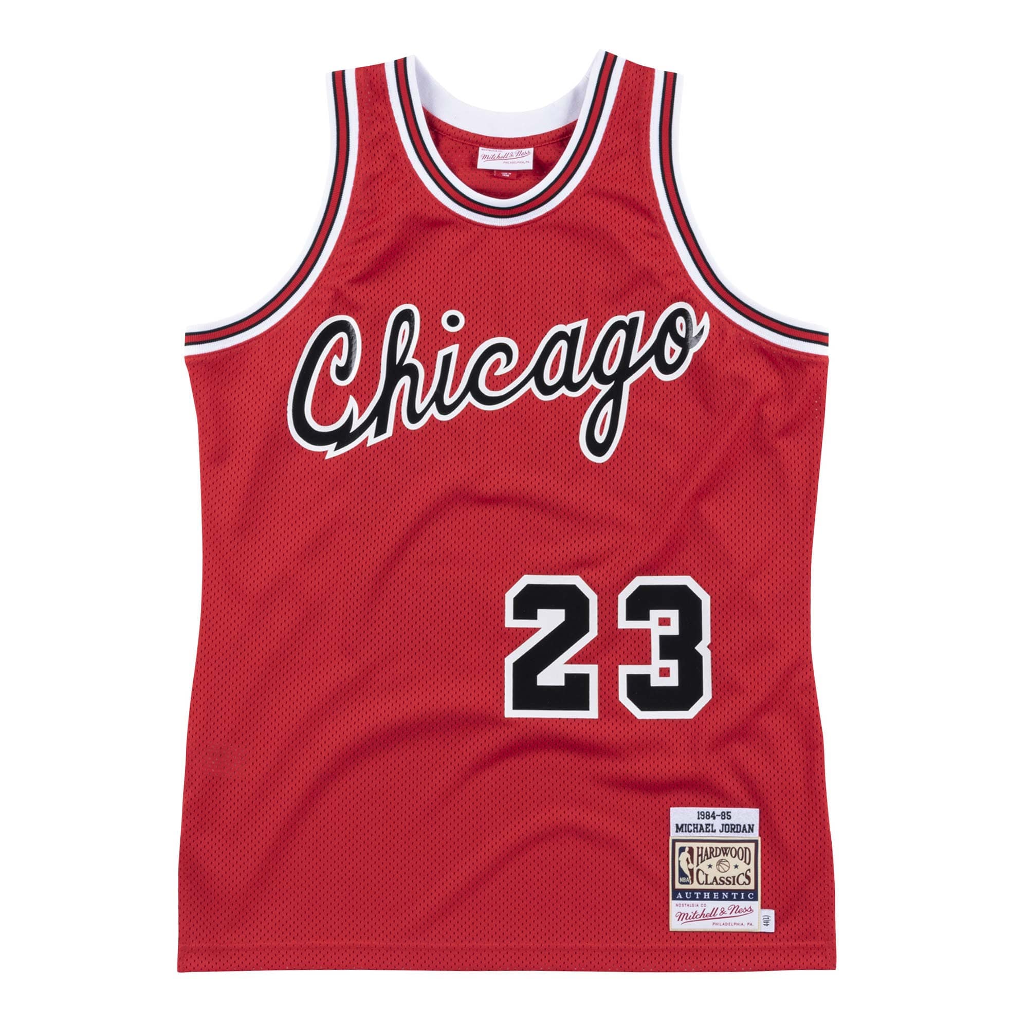 Michael Jordan #23 Chicago Bulls 1984-85 Authentic NBA Trikot Rot