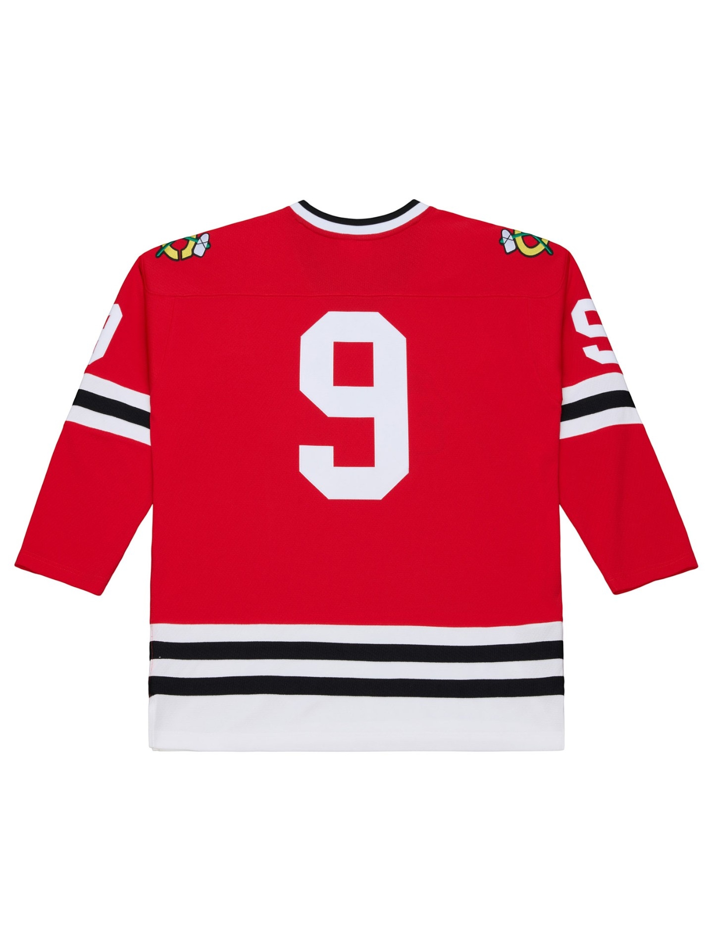Bobby Hull #9 Chicago Blackhawks 1965-66 Premium Power Play NHL Jersey Red