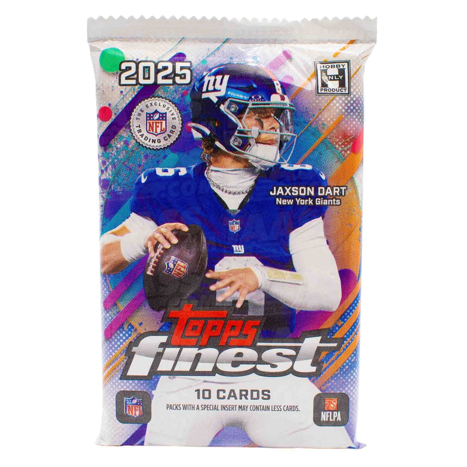 2025 Topps Finest Football NFL Hobby Pack