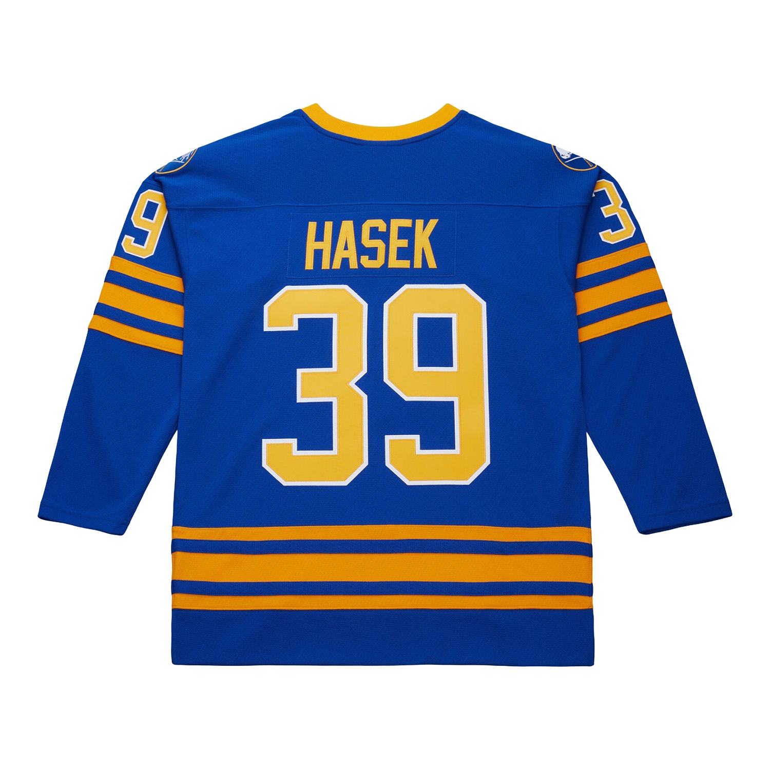 Dominik Hašek #39 Buffalo Sabres 1995-96 Premium Power Play NHL Trikot Blau