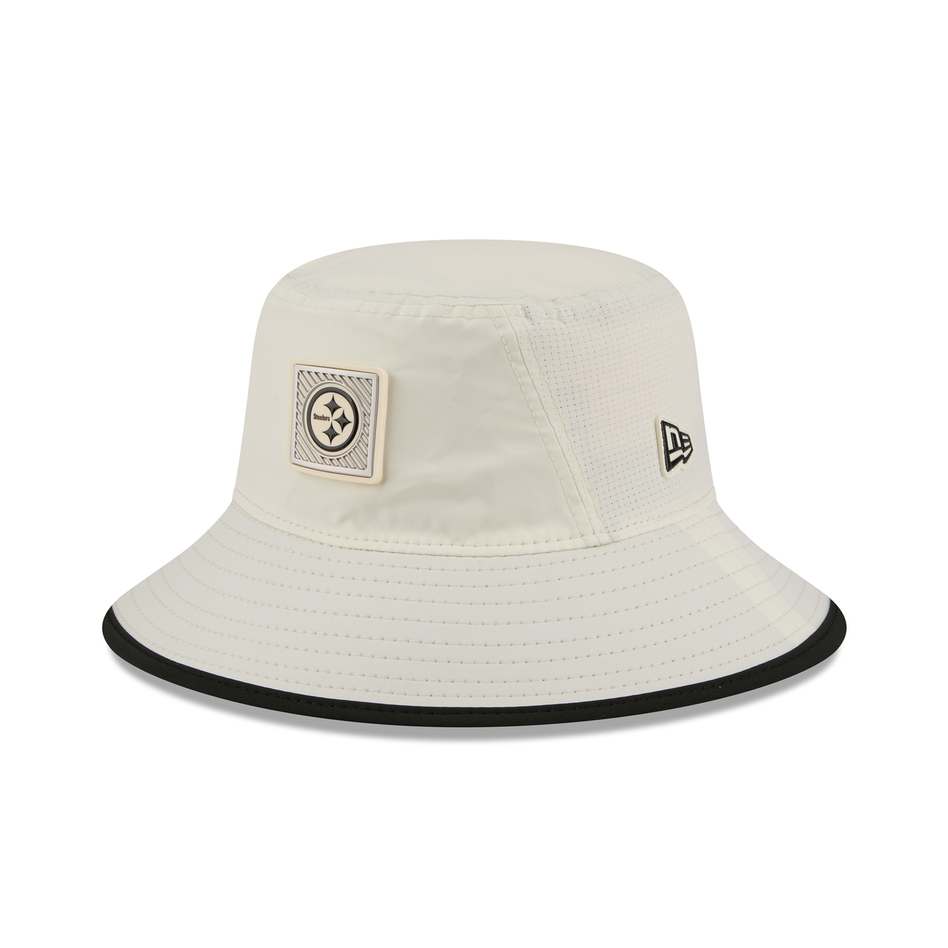 Pittsburgh Steelers 2026 NFL Training Camp Stretch Bucket Hat Cream/Black