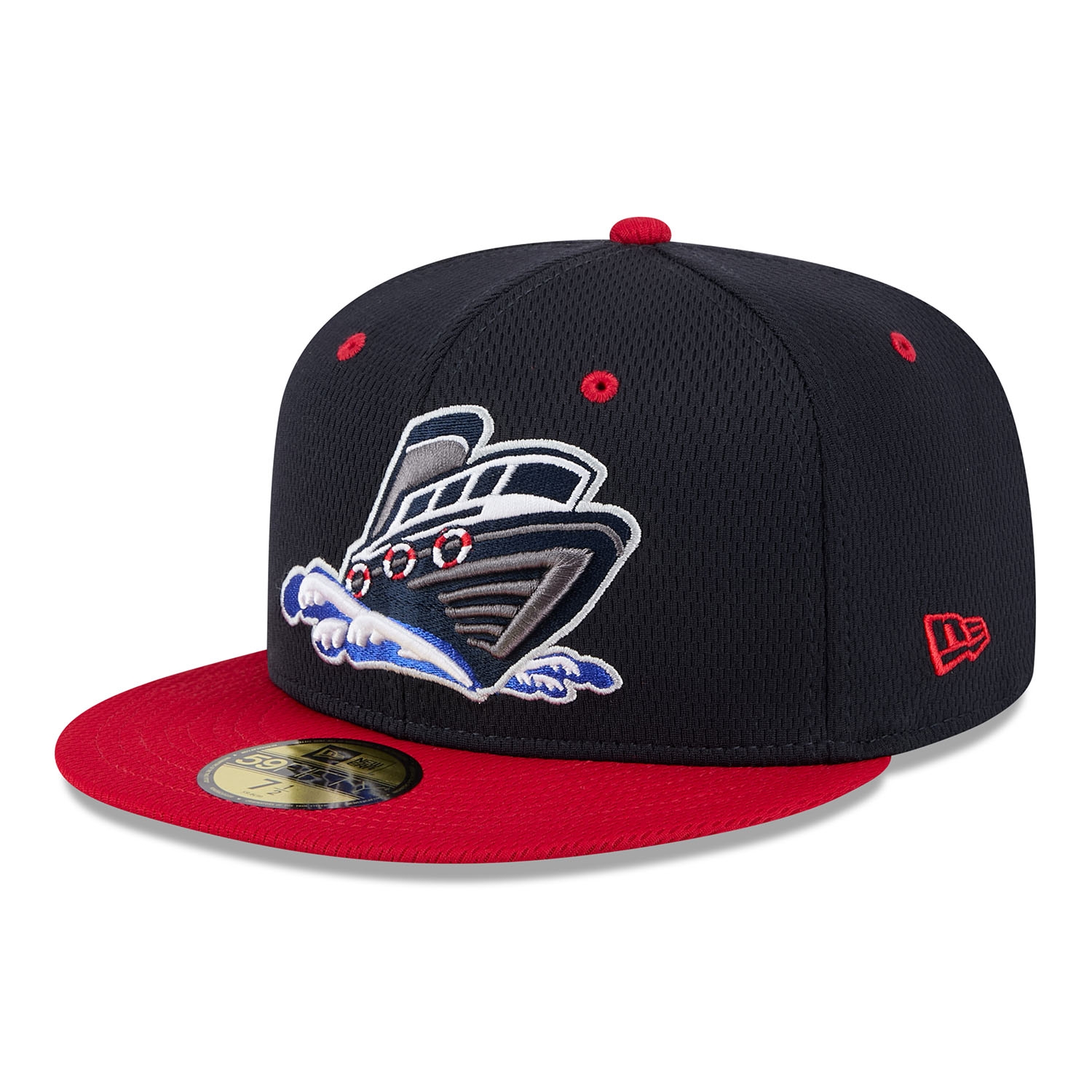 Stockton Ports MiLB Batting Practice Authentic 59FIFTY Fitted Cap Navy