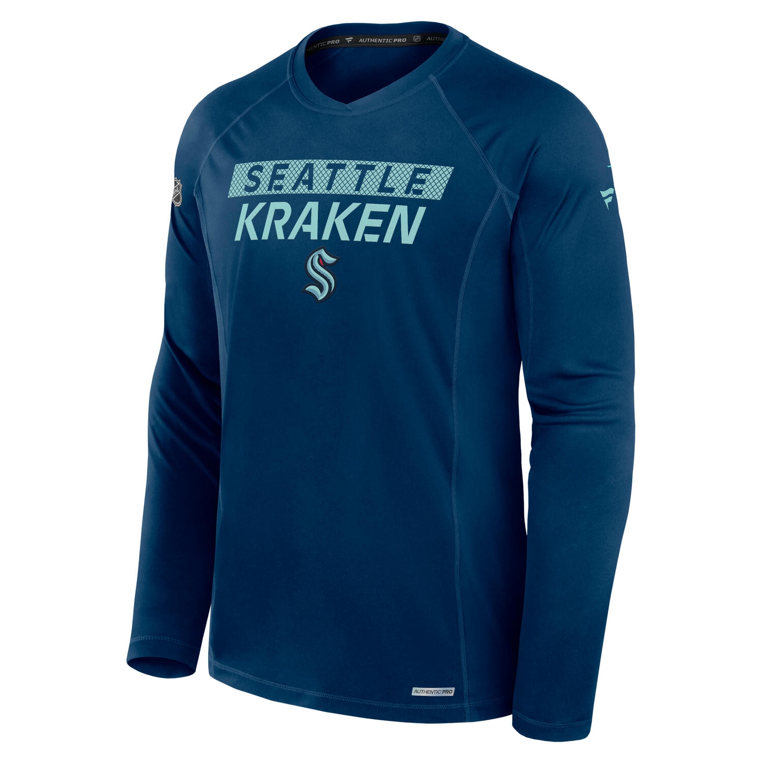 Seattle Kraken 2024/25 Authentic Pro Rink Tech NHL Long Sleeve Navy
