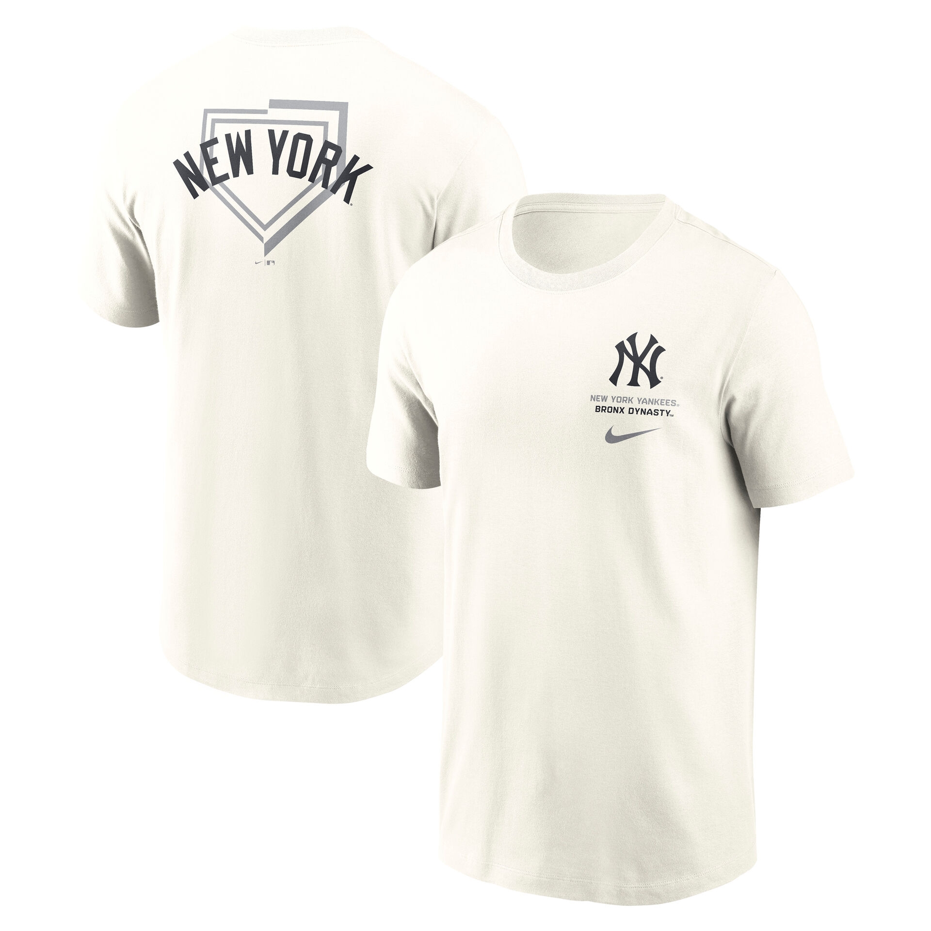 New York Yankees Primetime 2-Hit T-Shirt Cream