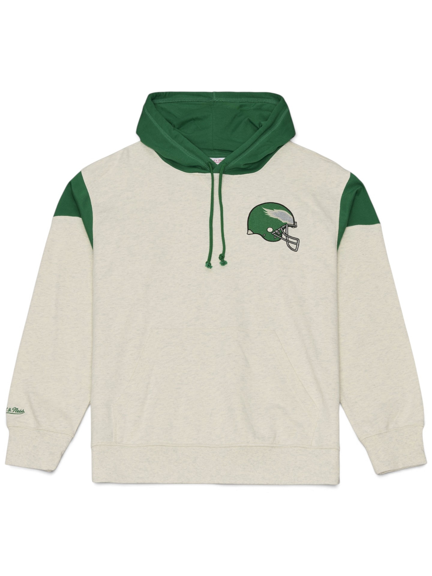 Philadelphia Eagles Retro Roots French Terry NFL Hoodie Cream