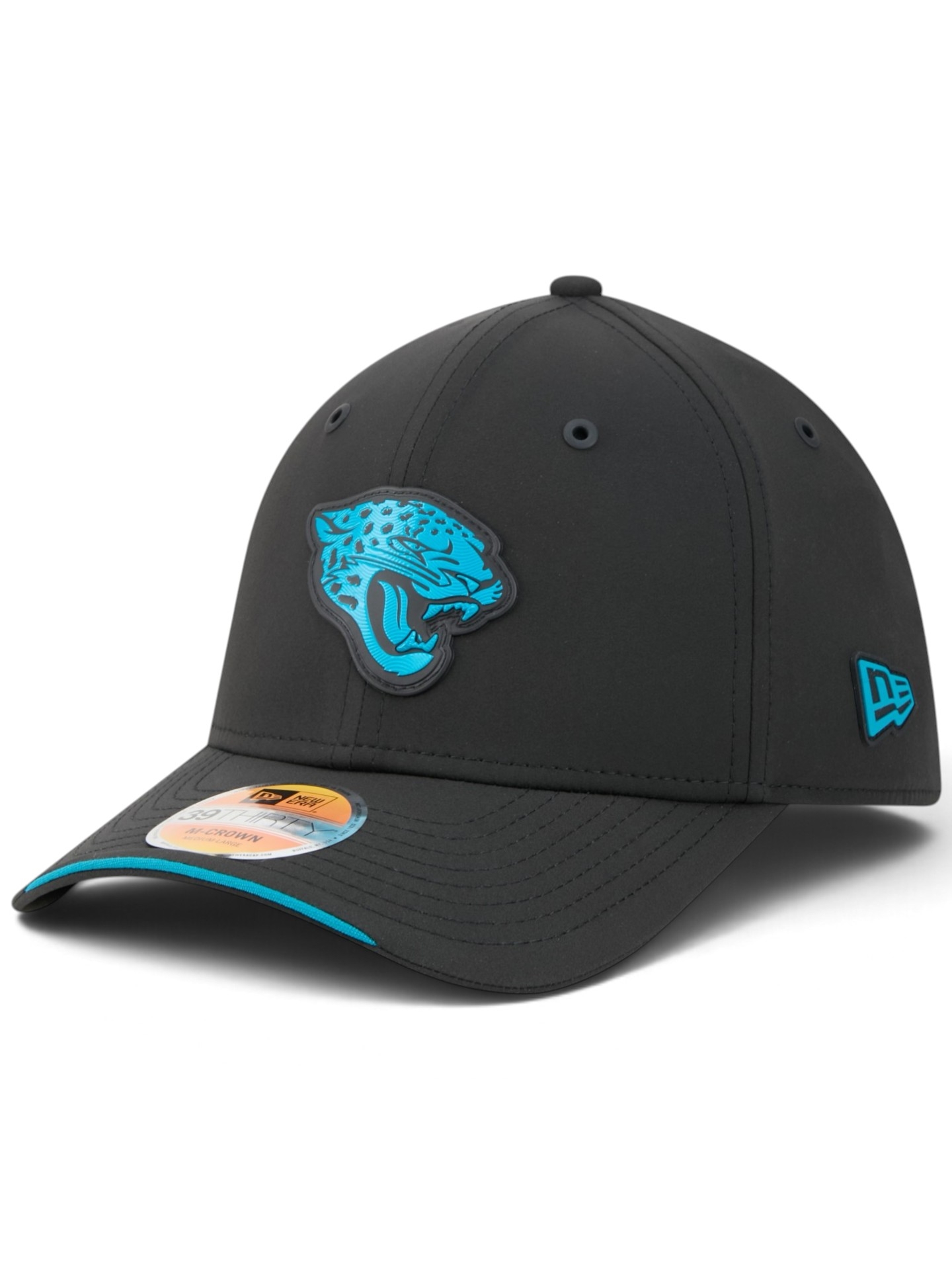 Jacksonville Jaguars 2026 NFL Sideline 39THIRTY M-Crown Flex Cap Black