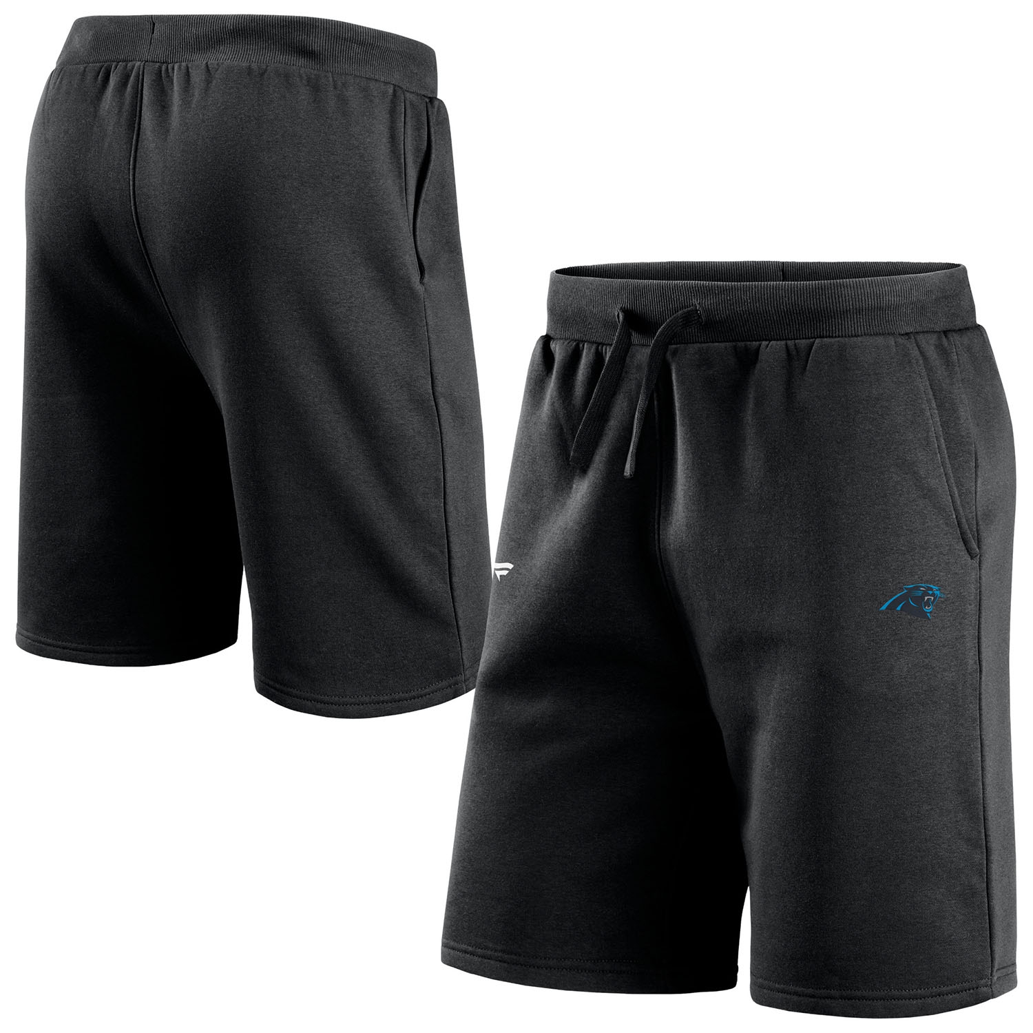 Carolina Panthers Primary Logo NFL Sweat Shorts Schwarz
