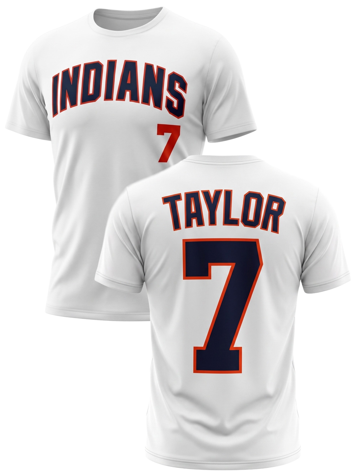 Major League Cleveland Indians Jake Taylor #7 Baseball T-Shirt