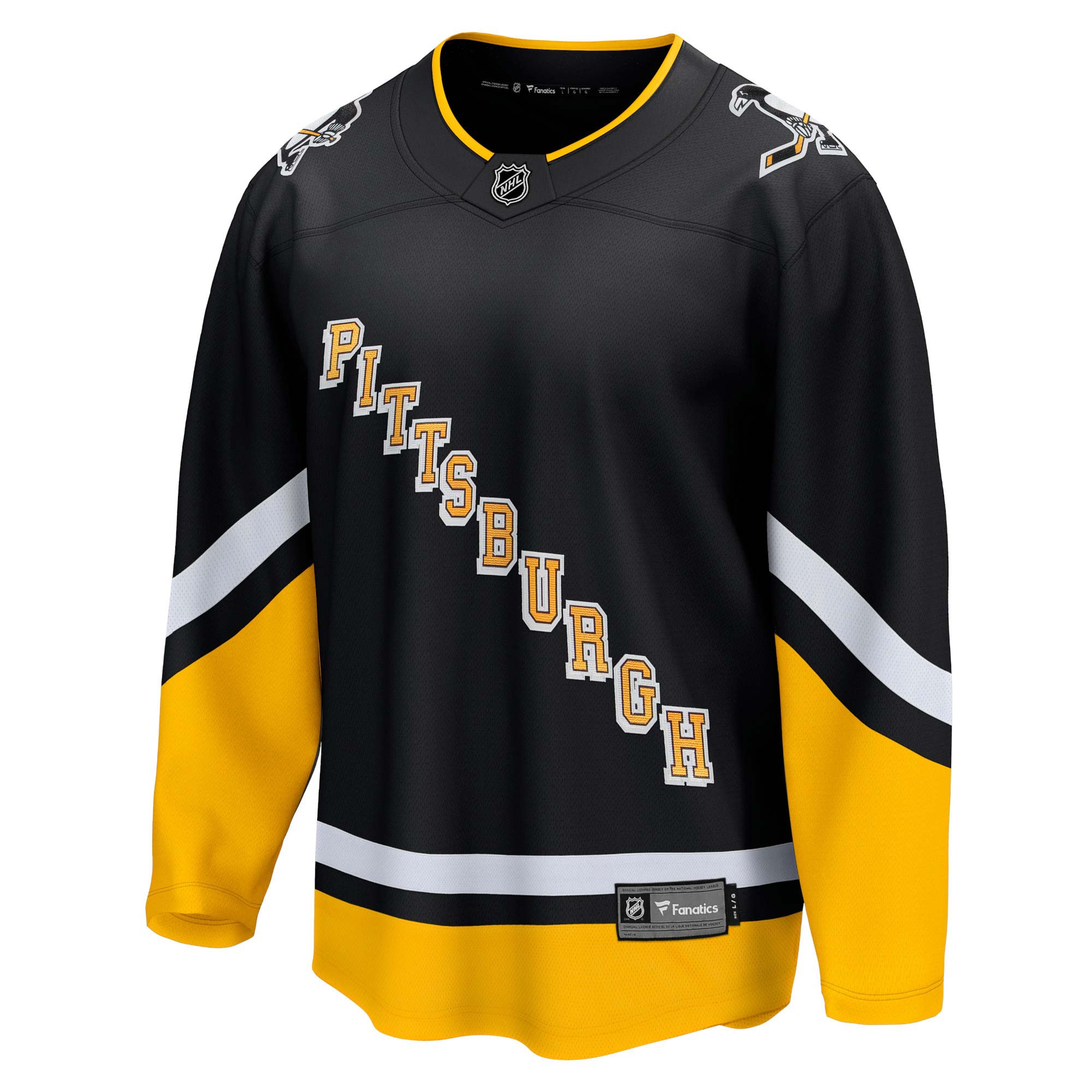 Pittsburgh Penguins Fanatics Breakaway NHL Trikot Alternate Schwarz