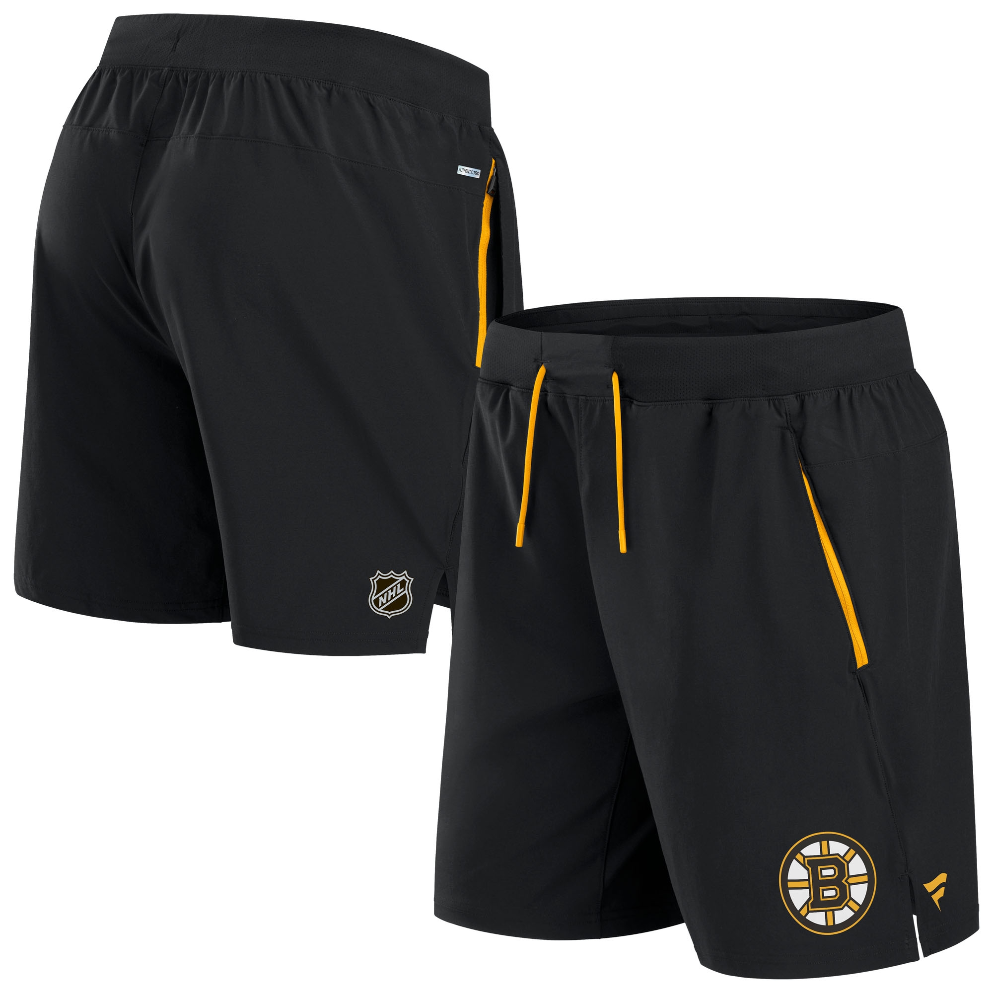 Boston Bruins 2024/25 Authentic Pro Locker Room NHL Shorts Schwarz