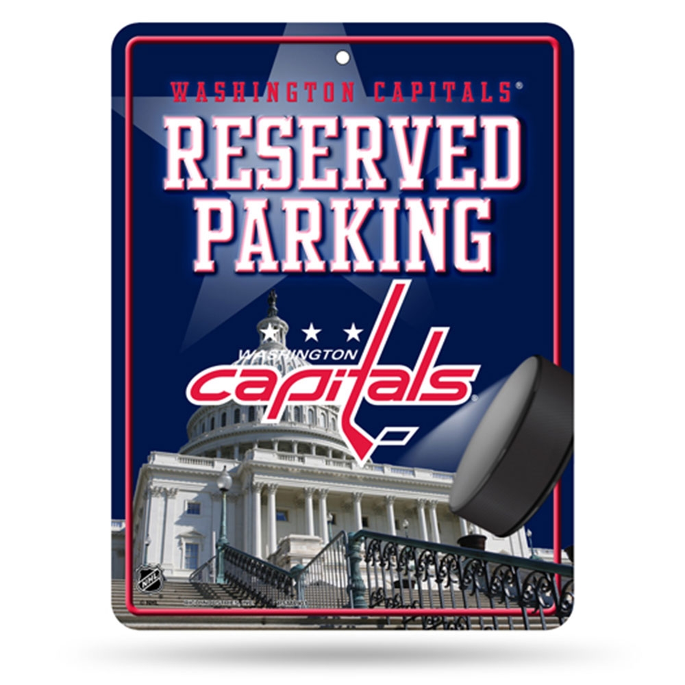 Washington Capitals Reserved Parking NHL Metallschild