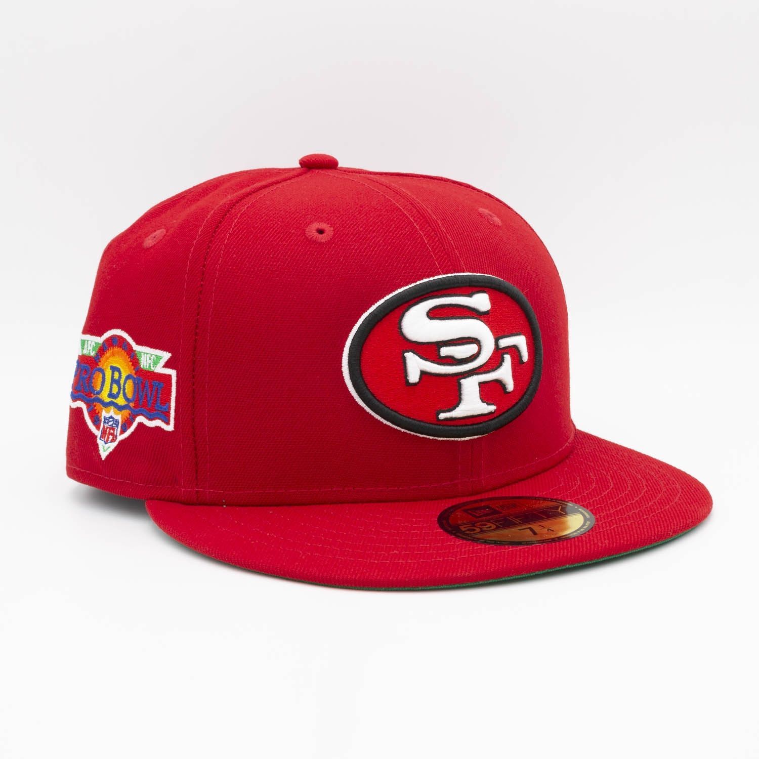 San Francisco 49ers 1991 Pro Bowl New Era 59FIFTY Fitted NFL Cap Red