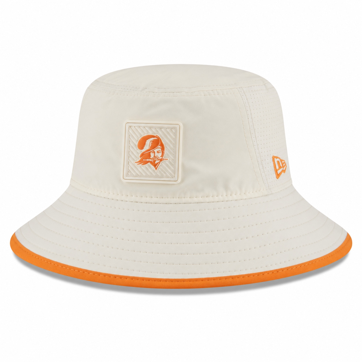 Tampa Bay Buccaneers Historic 2026 NFL Training Camp Stretch Bucket Hat Cream/Orange