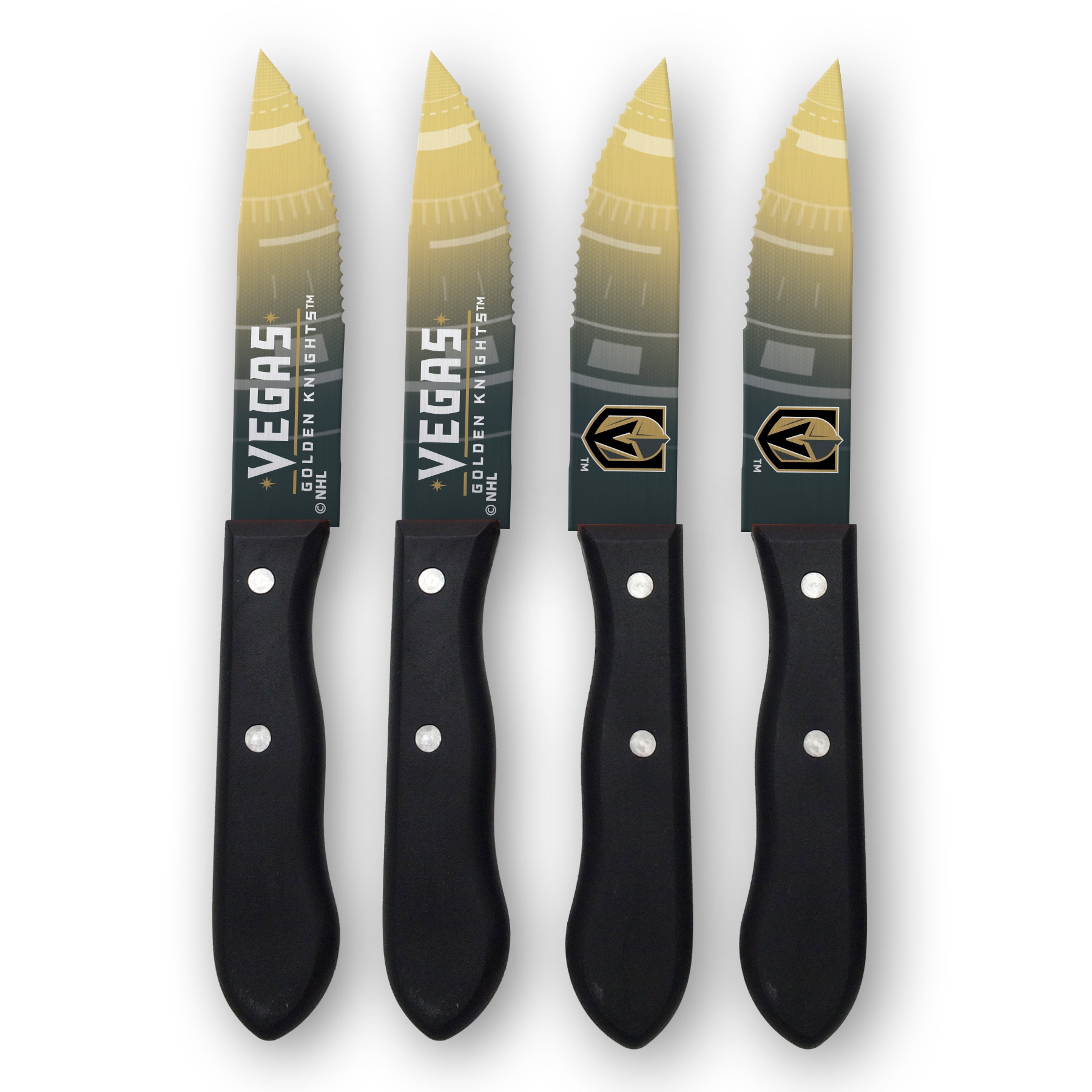 Vegas Golden Knights NHL Steakmesser Set (4 Stk.)