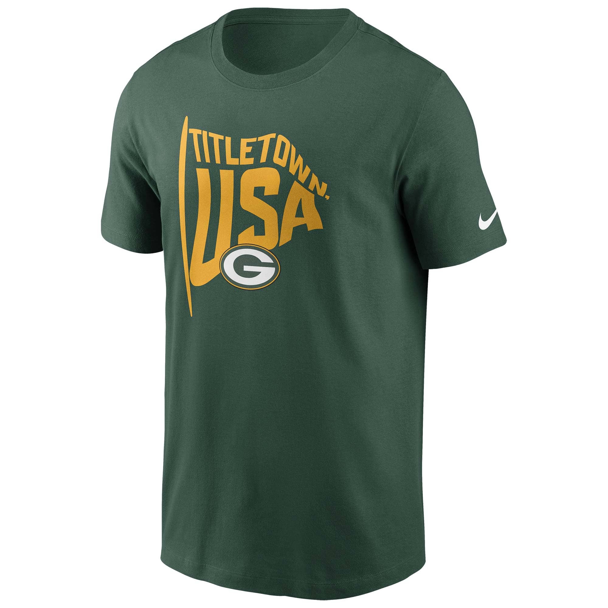 Green Bay Packers Titletown USA Nike Essential NFL T-Shirt Grün