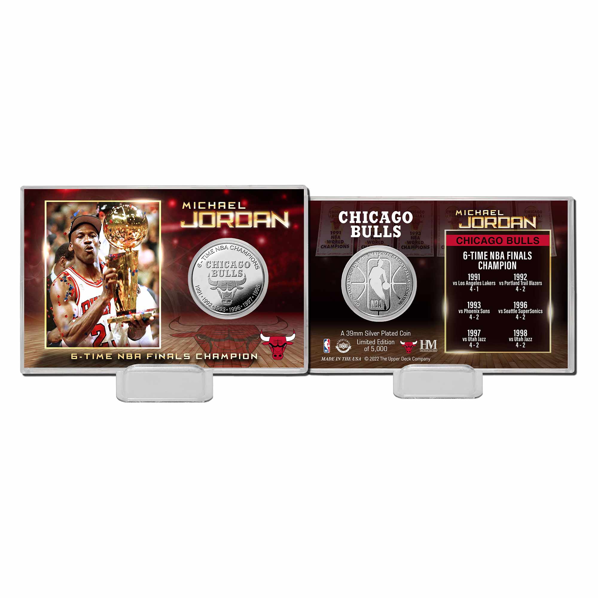 Highland Mint Michael Jordan 6-Time NBA Champion Chicago Bulls