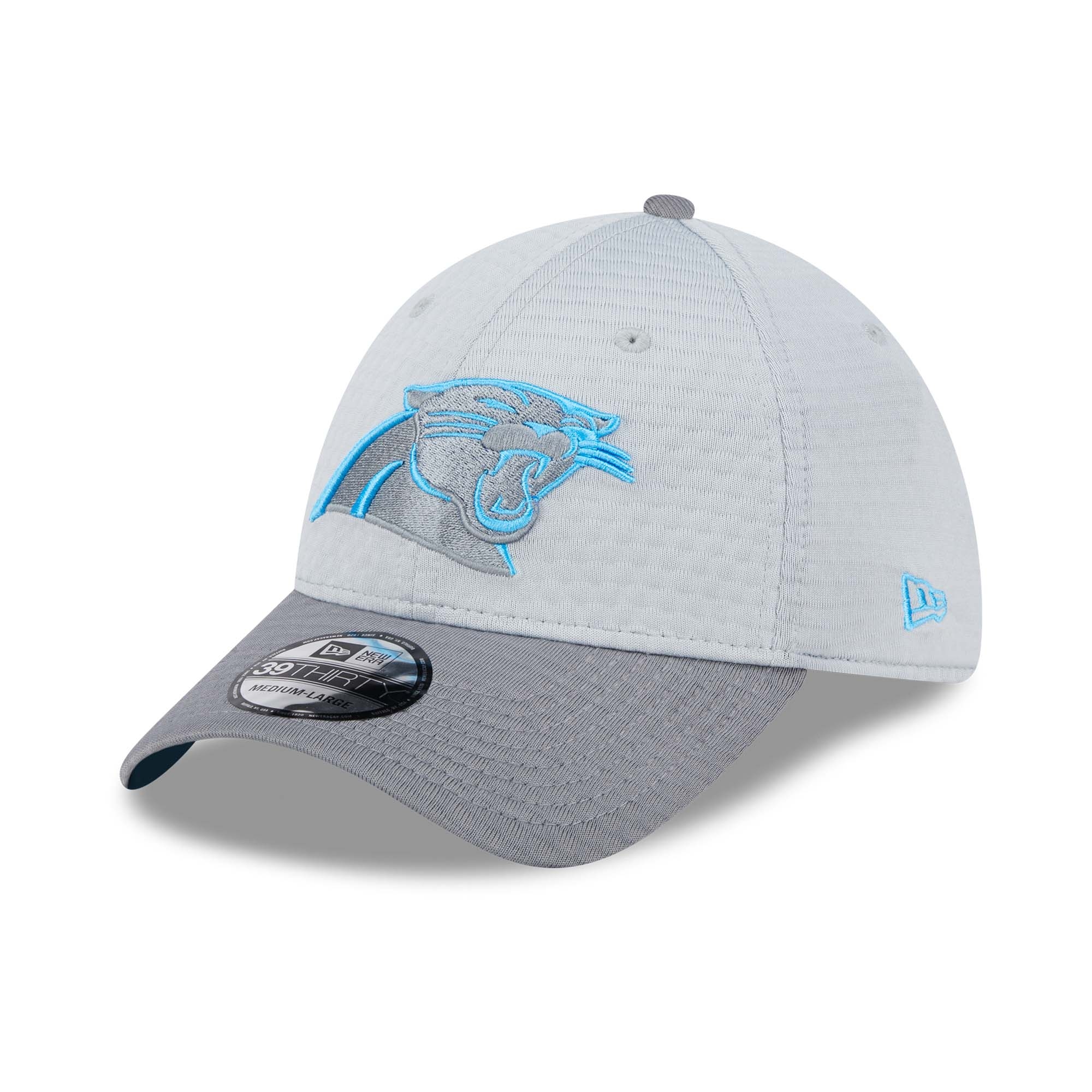 Carolina Panthers 2024 NFL Training Camp New Era 39THIRTY Flex Cap Grau