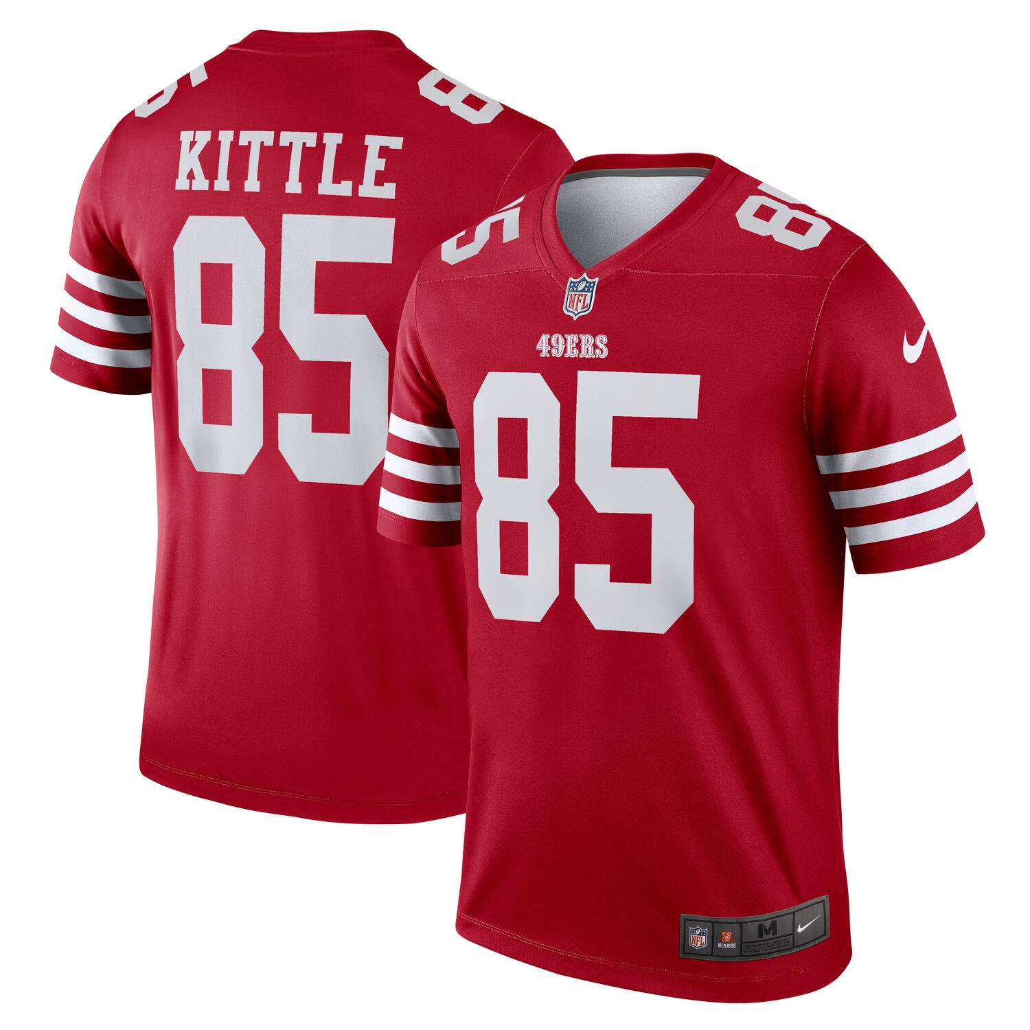 George Kittle #85 San Francisco 49ers Nike Legend NFL Trikot Rot
