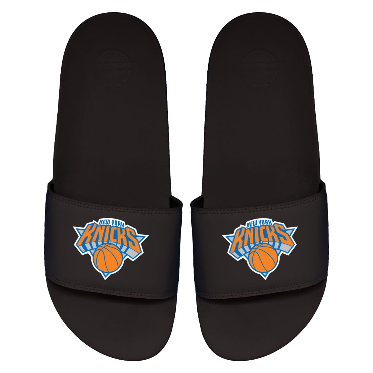 New York Knicks Primary Logo ISlide NBA Slipper Badelatschen Schwarz
