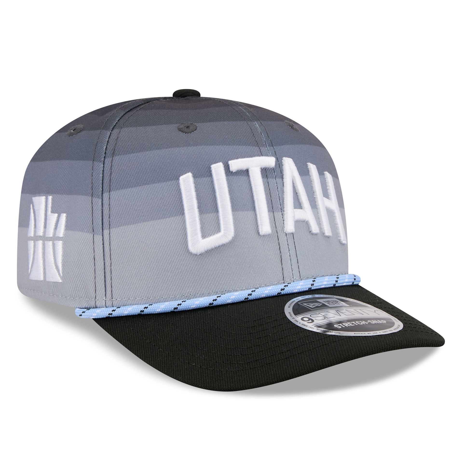 Utah Jazz 2025-26 NBA City Edition 9SEVENTY Stretch-Snap Cap