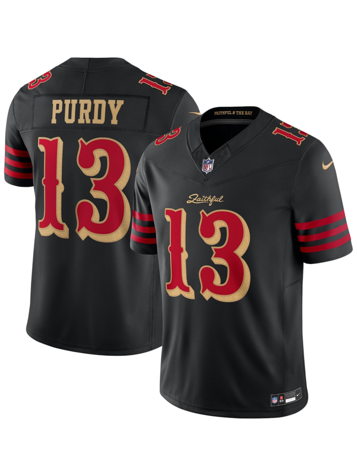 Brock Purdy #13 San Francisco 49ers Rivalries Limited NFL Trikot Schwarz