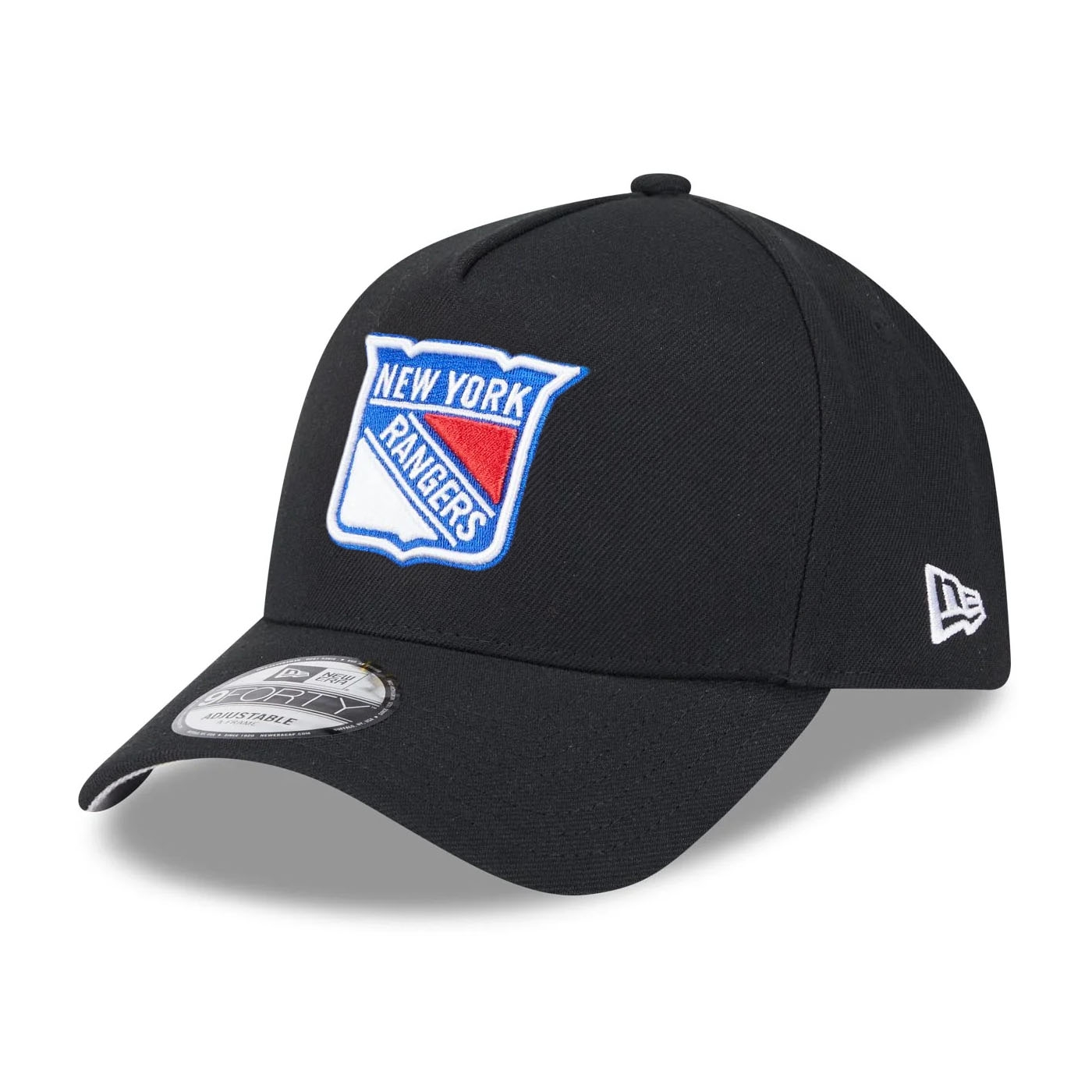 New York Rangers New Era 9FORTY A-Frame Trucker NHL Cap Schwarz