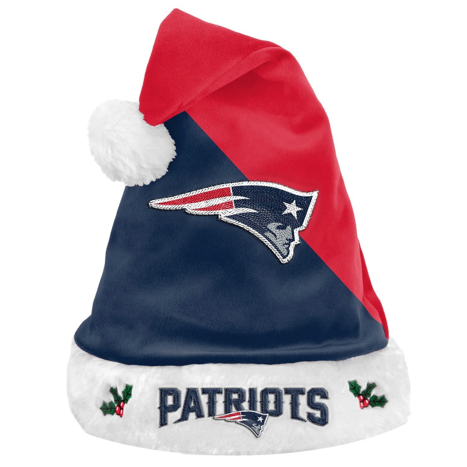 New England Patriots FOCO Basic Christmas NFL Santa Hat