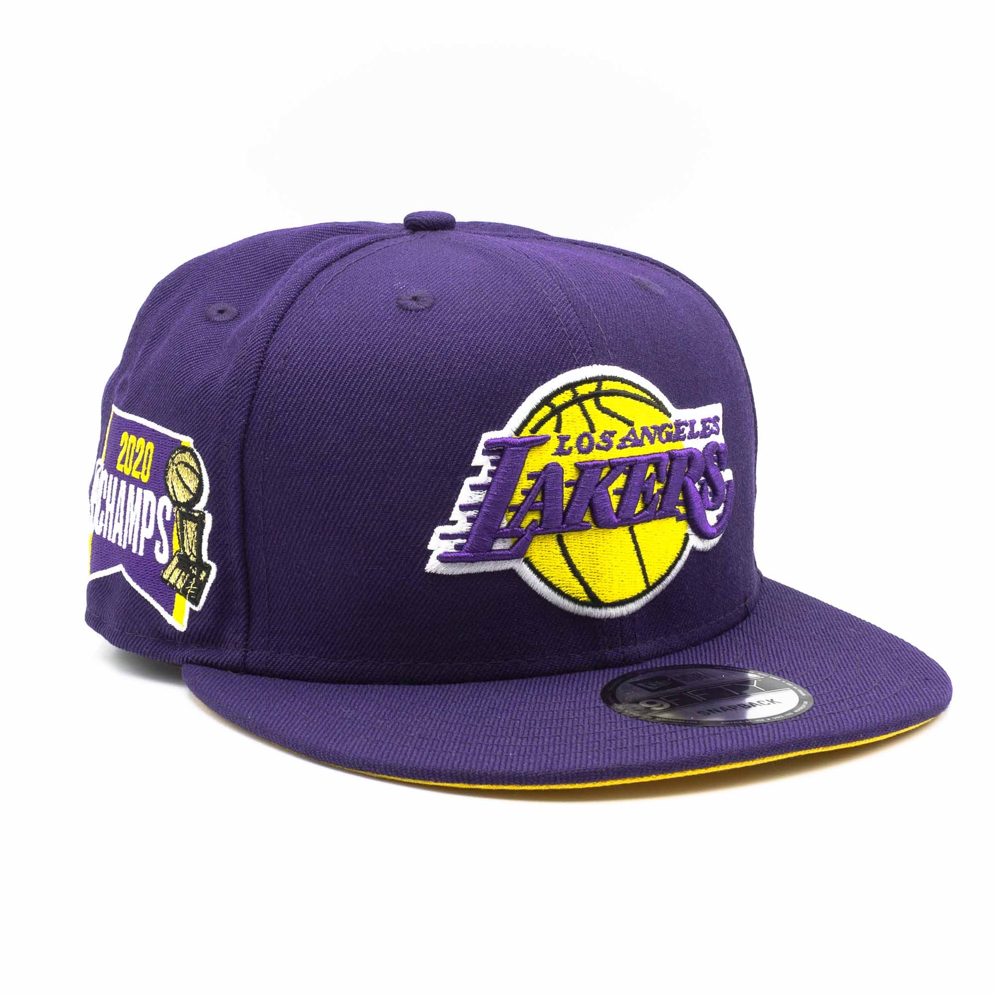 Los Angeles Lakers 2020 NBA Champs New Era 9FIFTY Snapback NBA Cap Lila