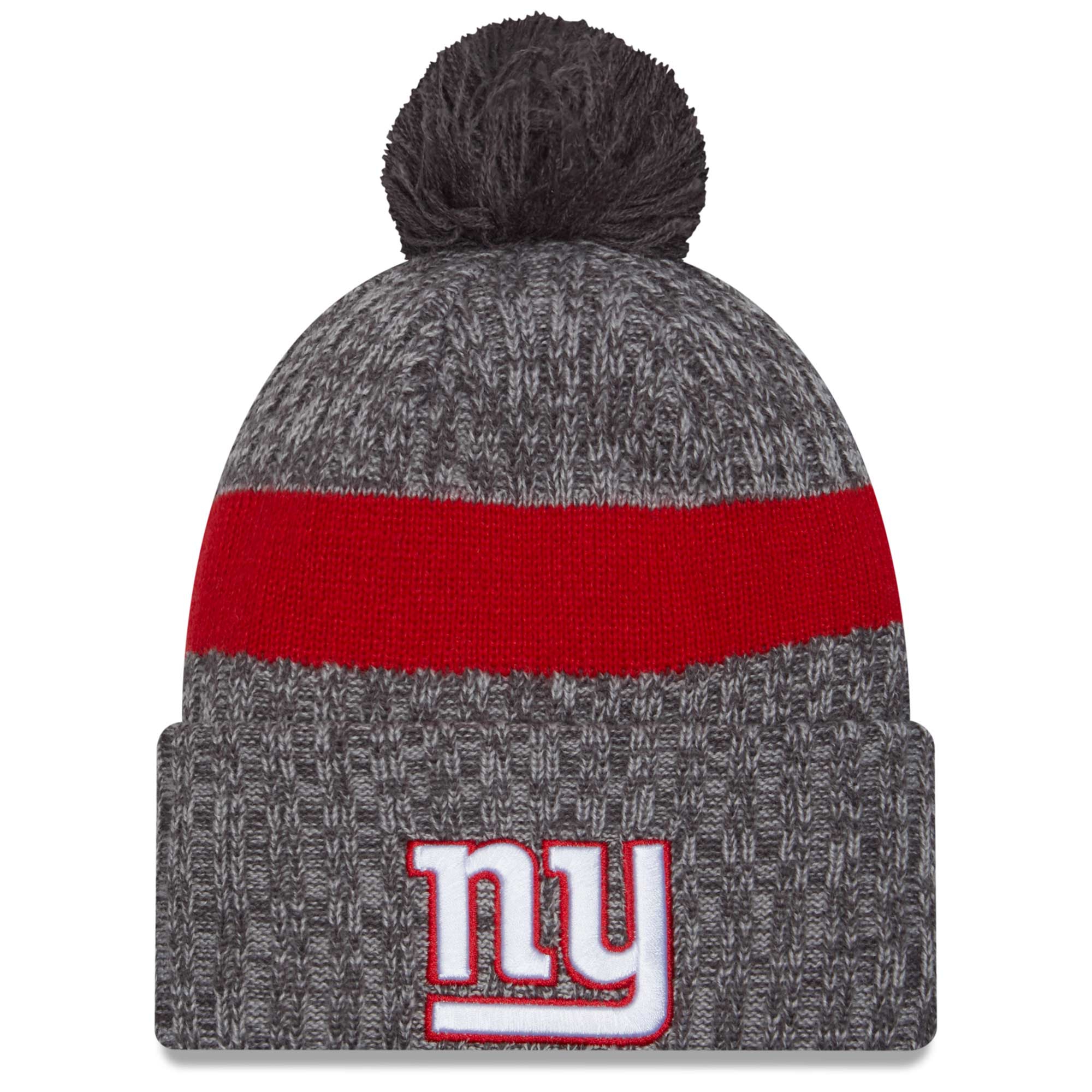New York Giants Gray 2023 NFL Sideline New Era Sport Knit Wintermütze