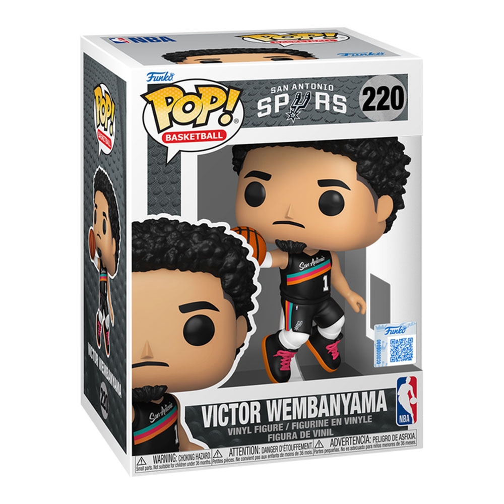 Funko POP! #220 Victor Wembanyama San Antonio Spurs City Edition Vinyl NBA Figur