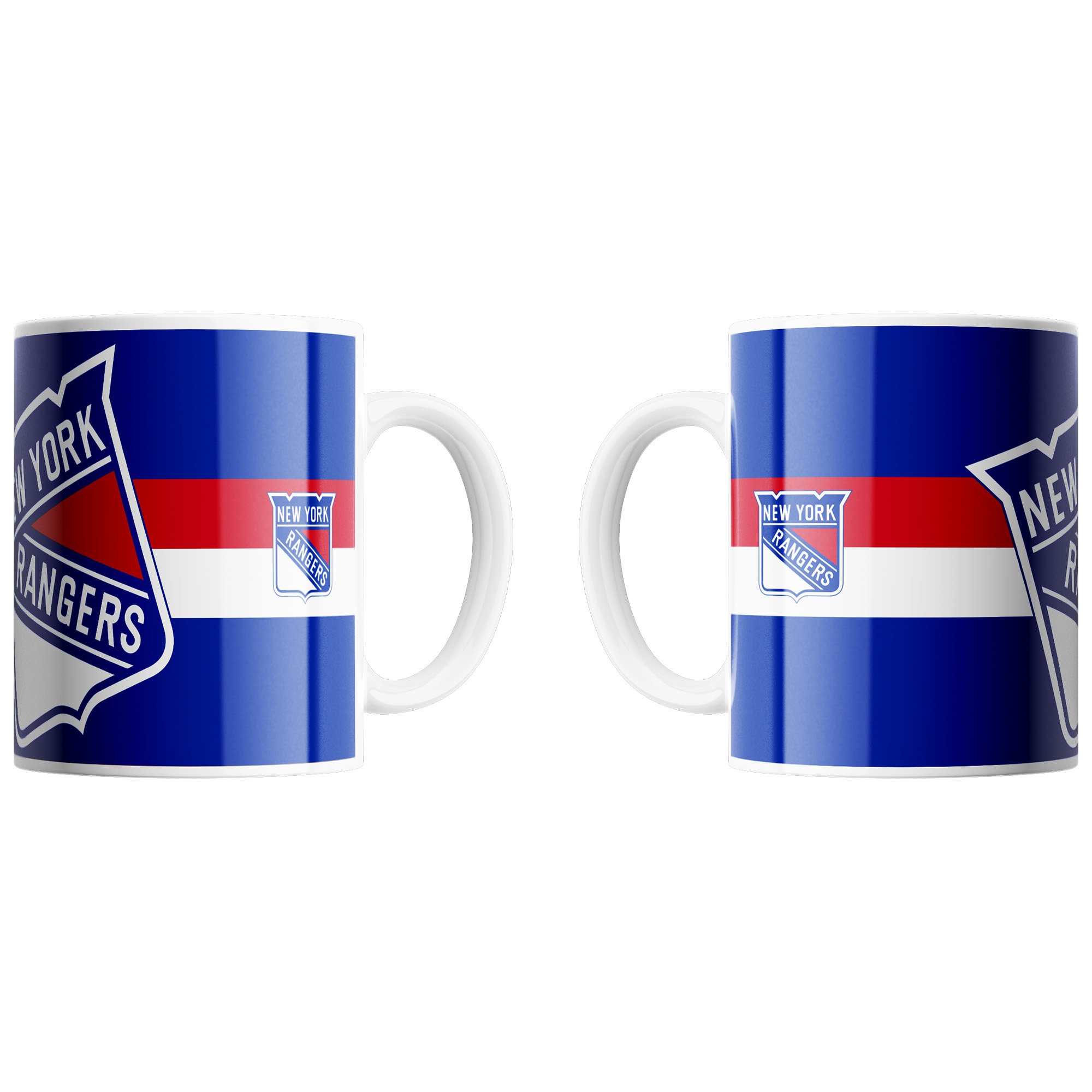 New York Rangers Triple Logo NHL Jumbo Mug (450 ml)