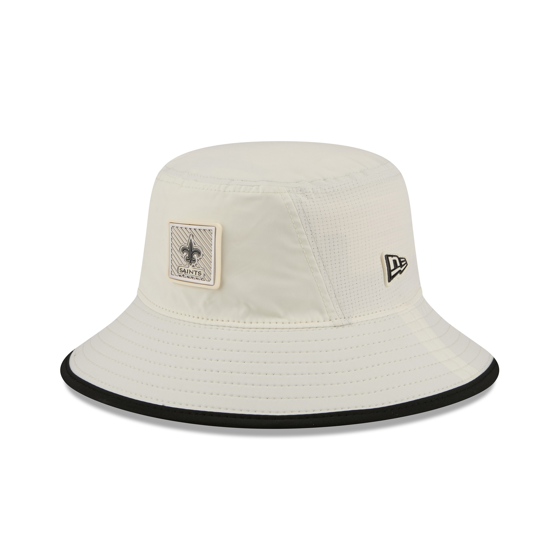 New Orleans Saints 2026 NFL Training Camp Stretch Bucket Hat Cream/Black
