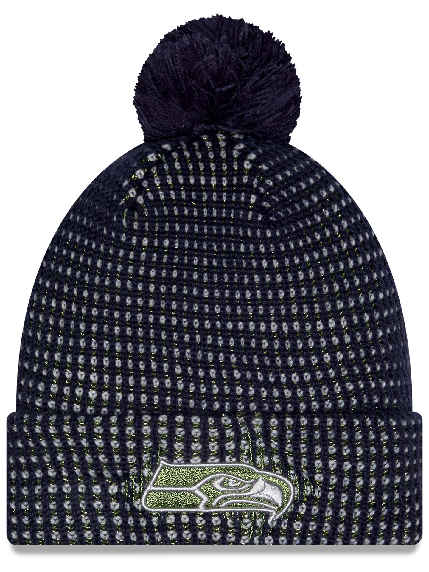Seattle Seahawks 2026 NFL Rivalries Sideline Cold Weather Knit Hat Navy