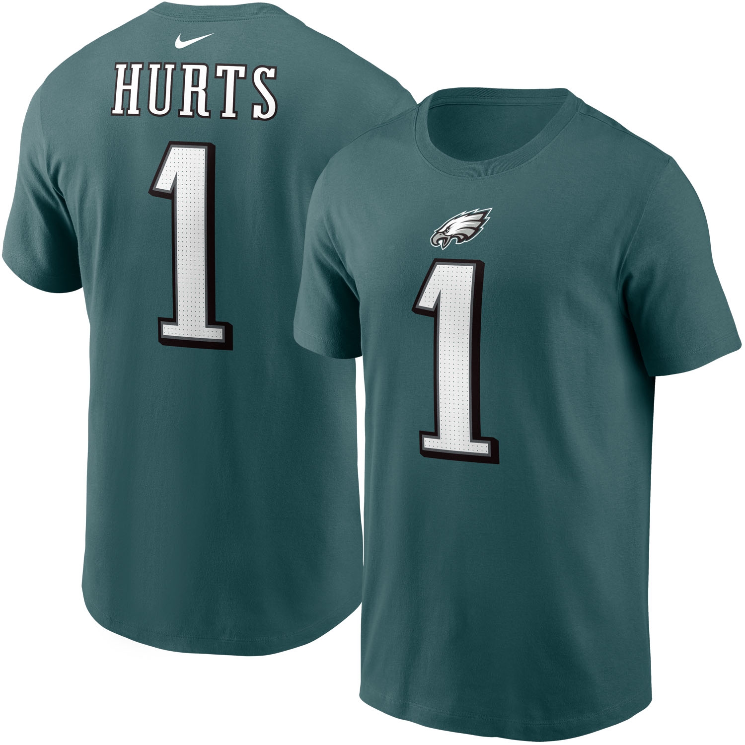 Jalen Hurts #1 Philadelphia Eagles Nike Player NFL T-Shirt Grün