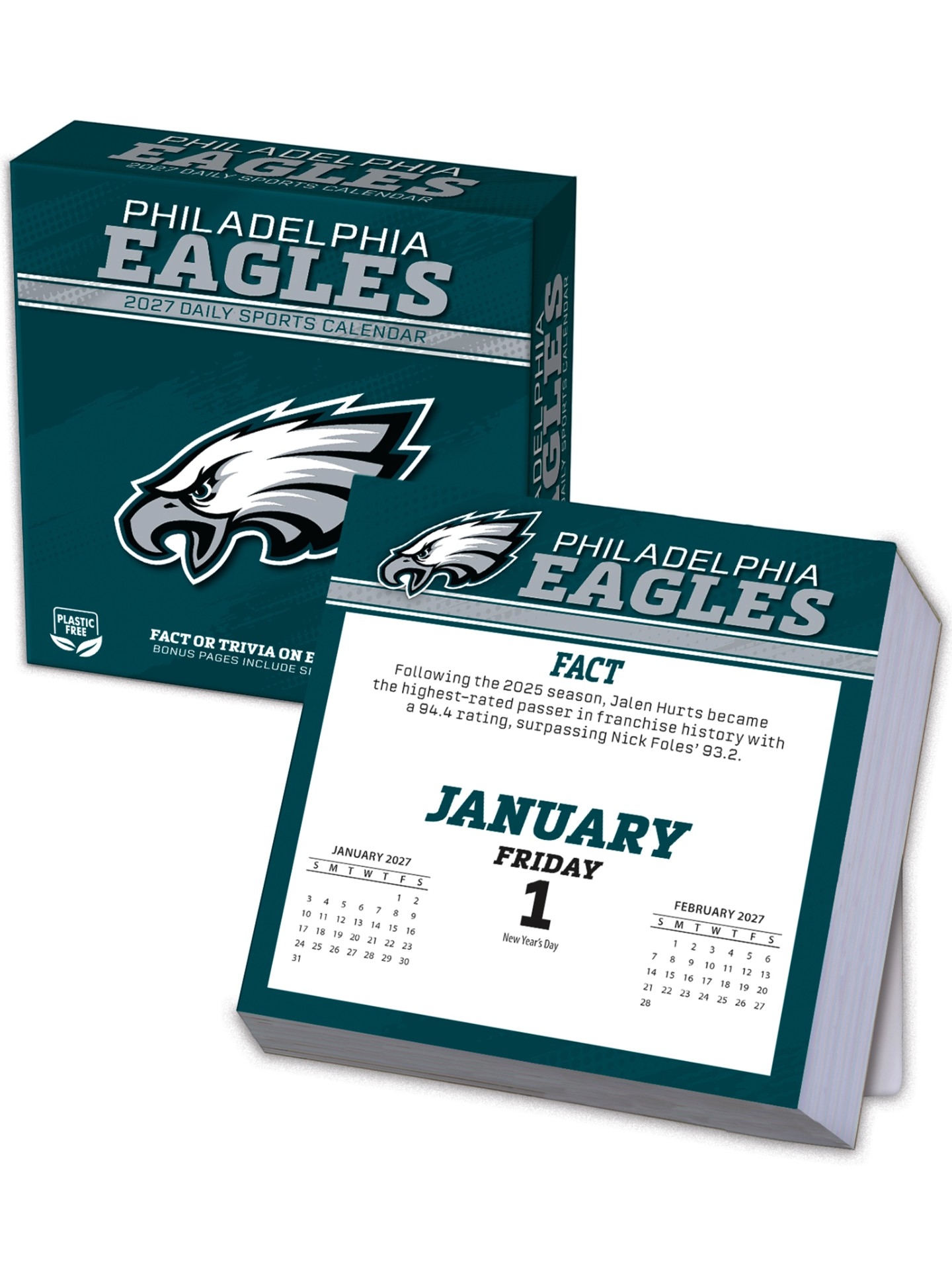 Philadelphia Eagles 2027 NFL Tischkalender