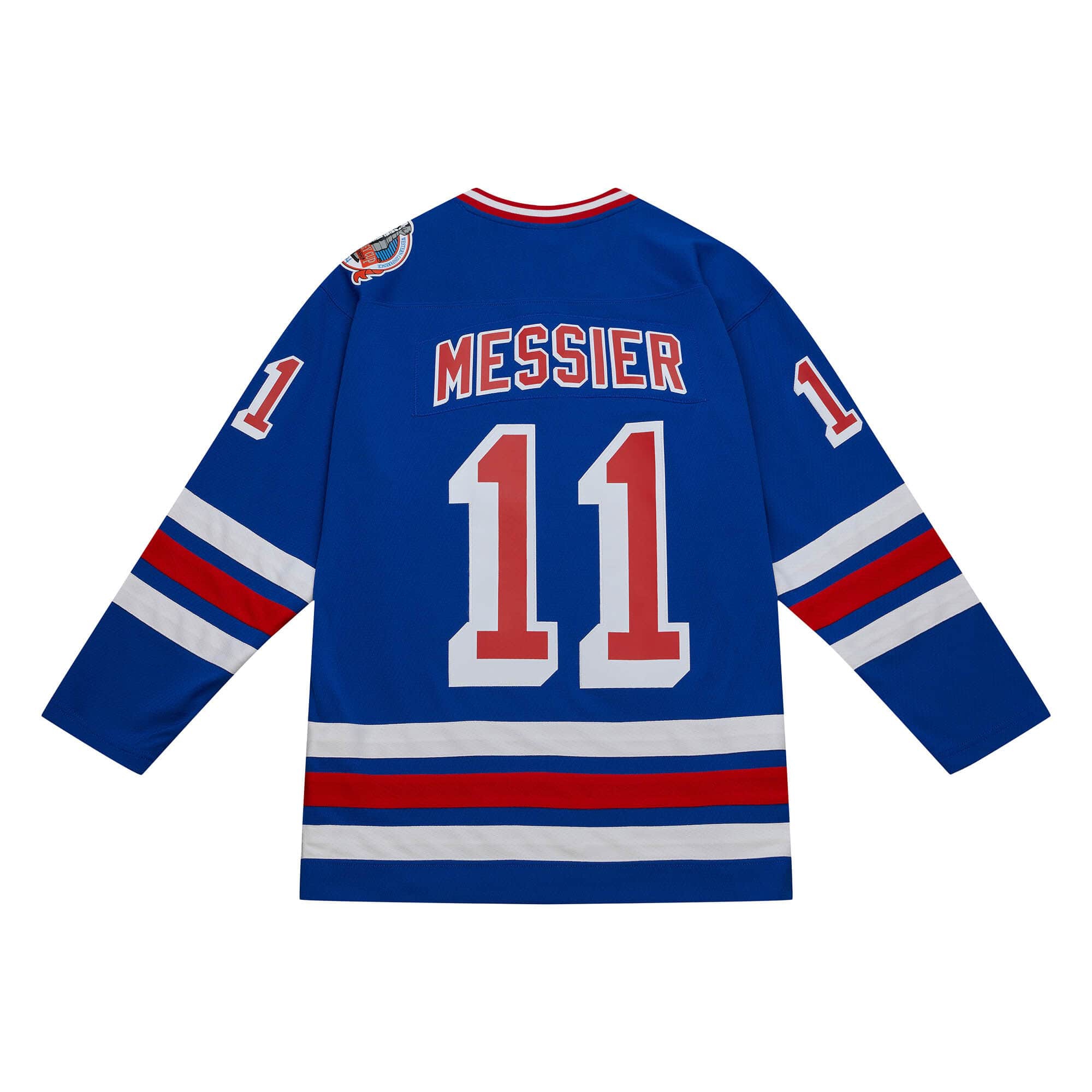 Mark Messier #11 New York Rangers 1993-94 Mitchell & Ness NHL Trikot Blau