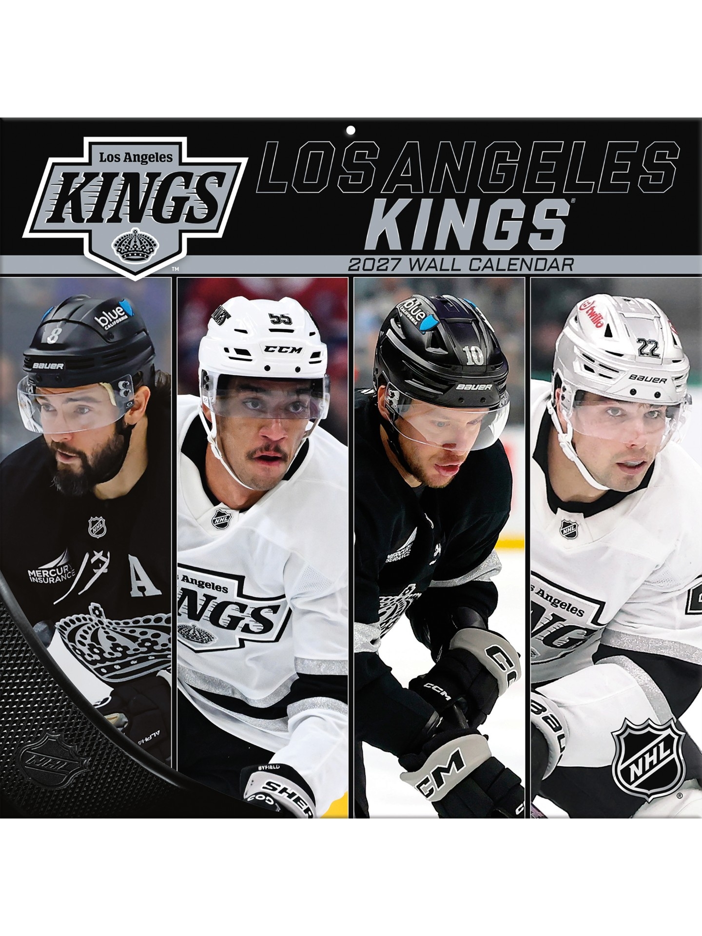 Los Angeles Kings 2027 NHL Team Wandkalender