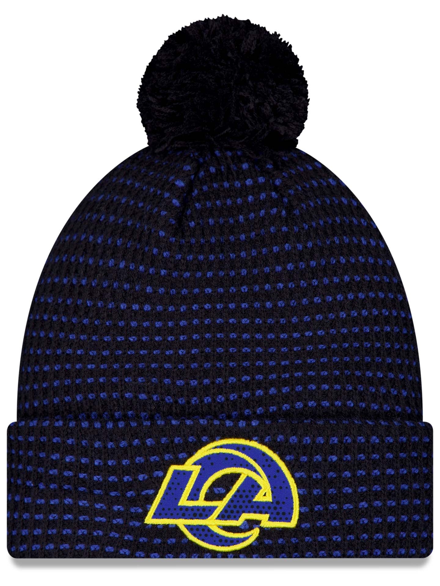 Los Angeles Rams 2026 NFL Rivalries Sideline Cold Weather Wintermütze Blau