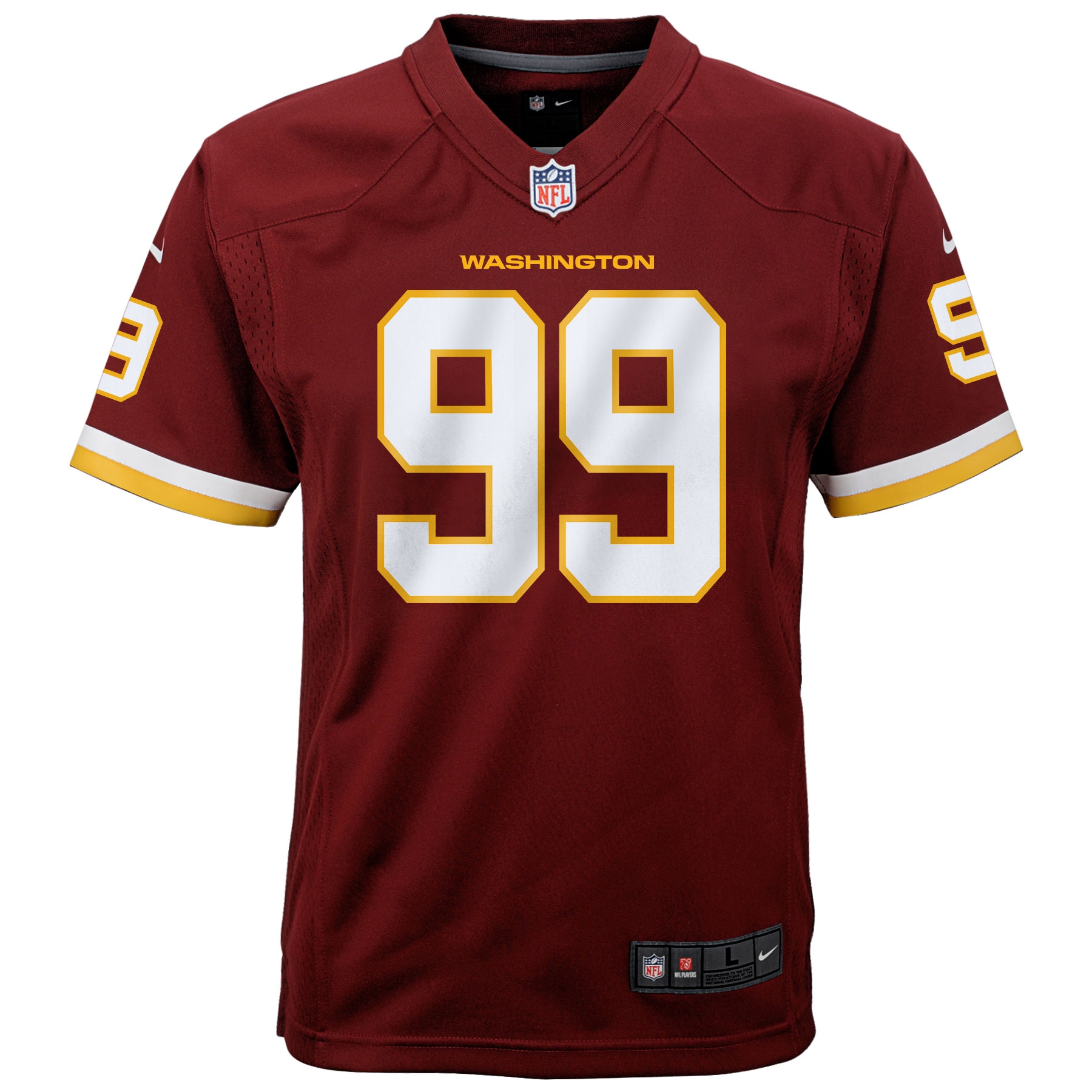 Nike Chase Young #99 Washington Football Team Game Football NFL