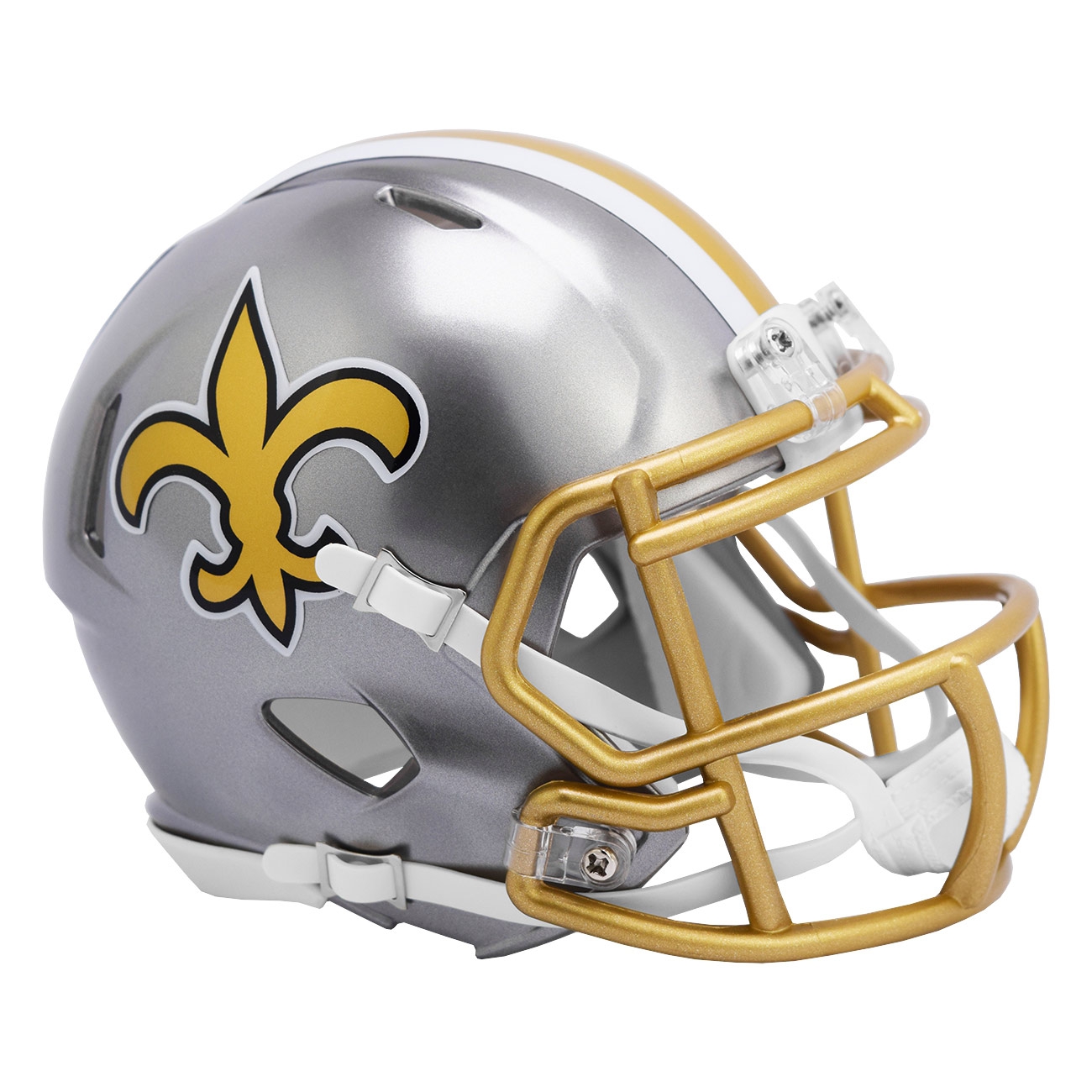 New Orleans Saints Flash Alternate Riddell NFL Speed Mini Helm