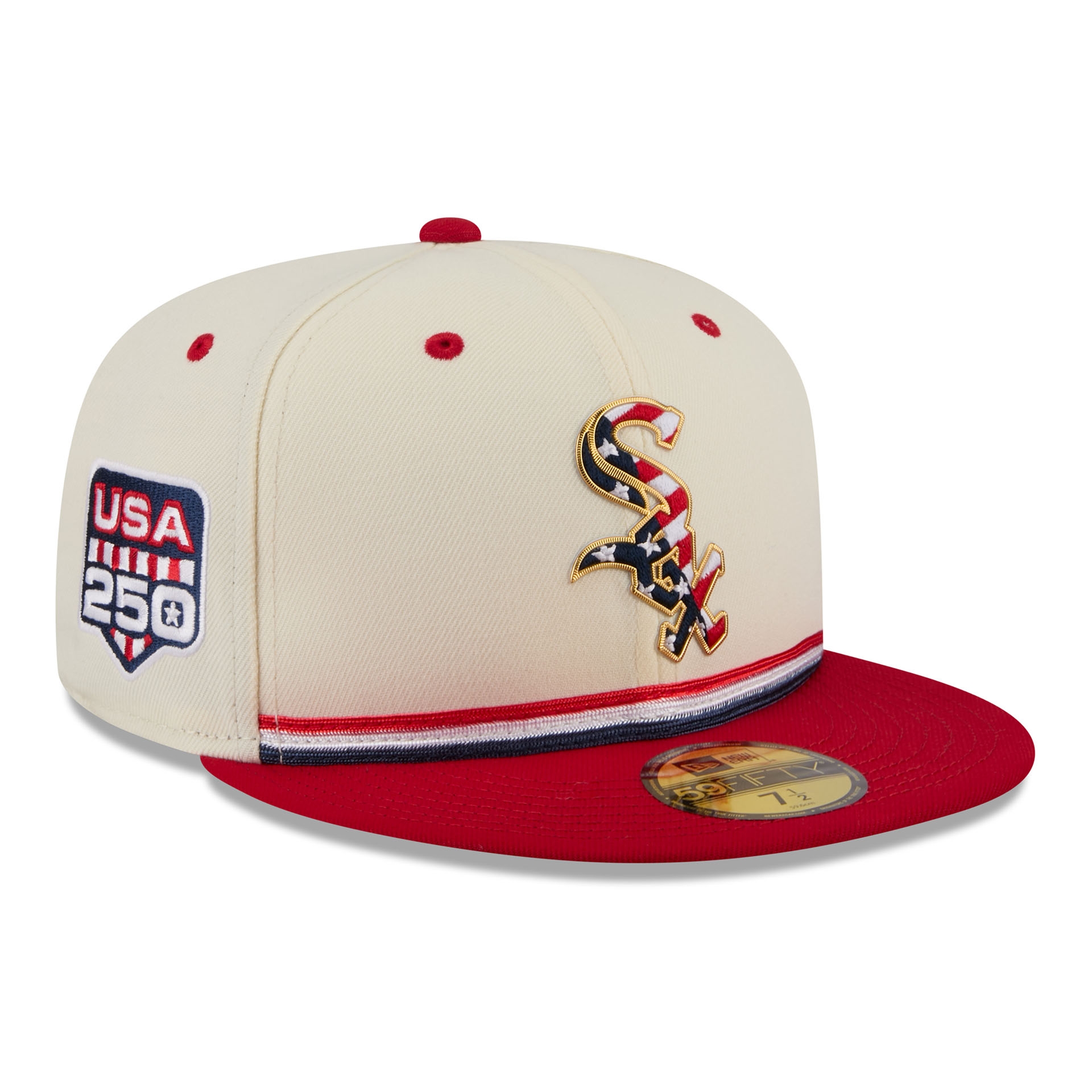 Chicago White Sox 2026 4th of July USA 250 59FIFTY Fitted MLB Cap
