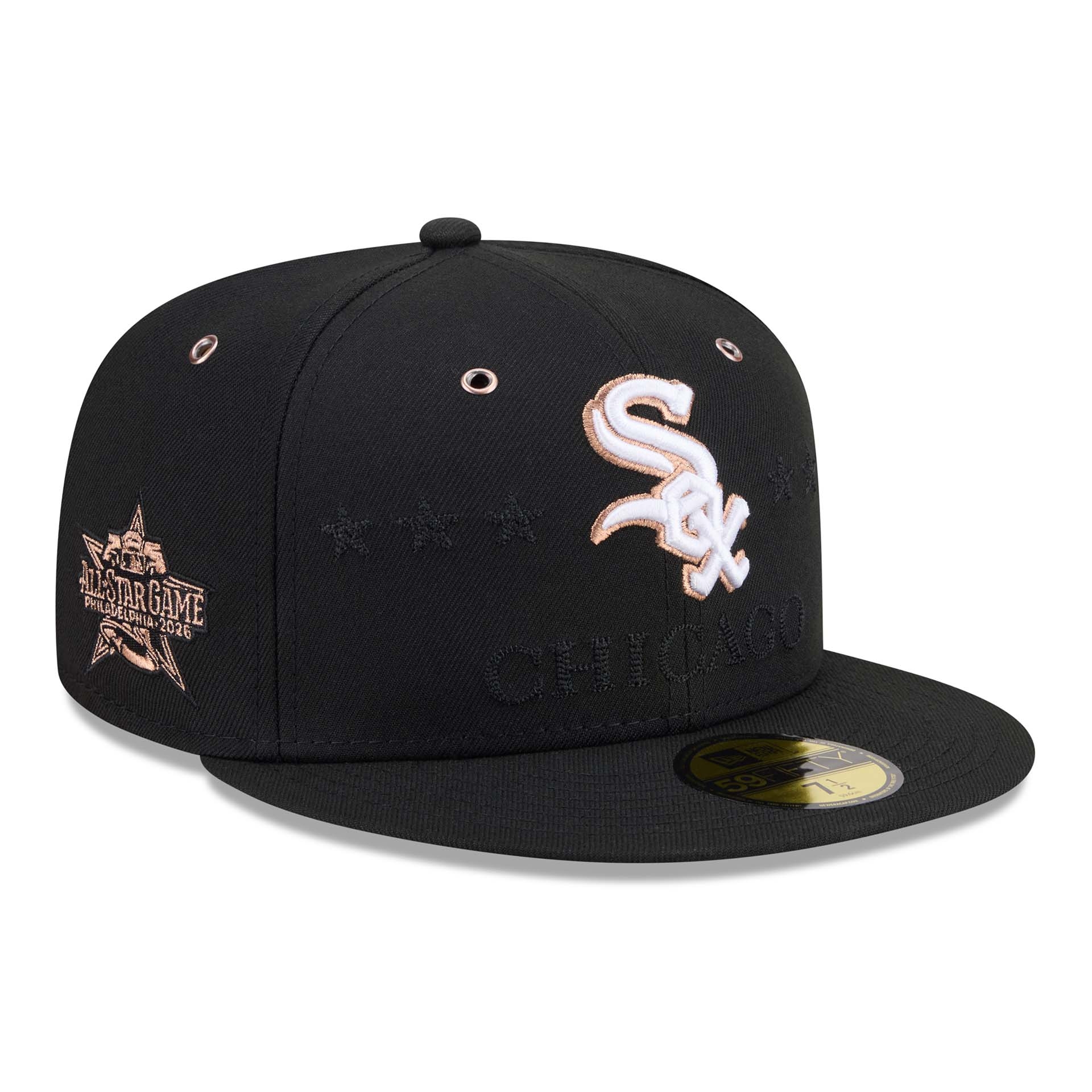 Chicago White Sox 2026 MLB All-Star Game 59FIFTY Fitted Cap Schwarz