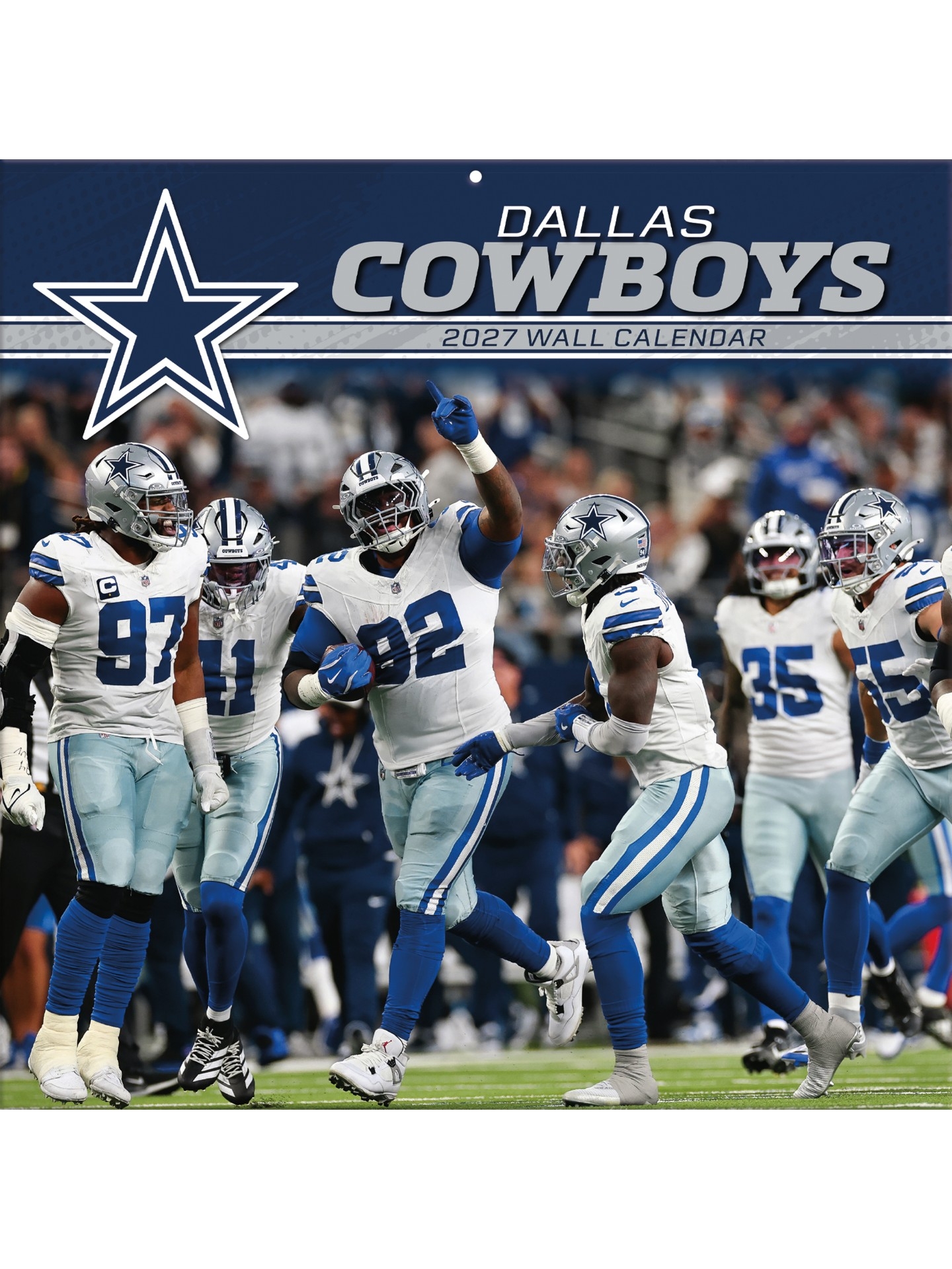 Dallas Cowboys 2027 NFL Team Wandkalender