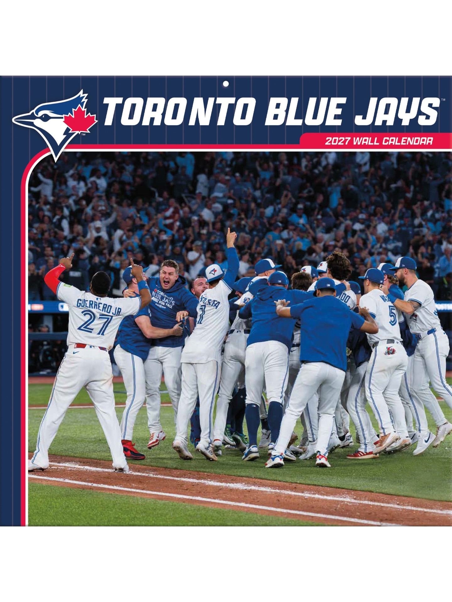 Toronto Blue Jays 2027 MLB Team Wandkalender