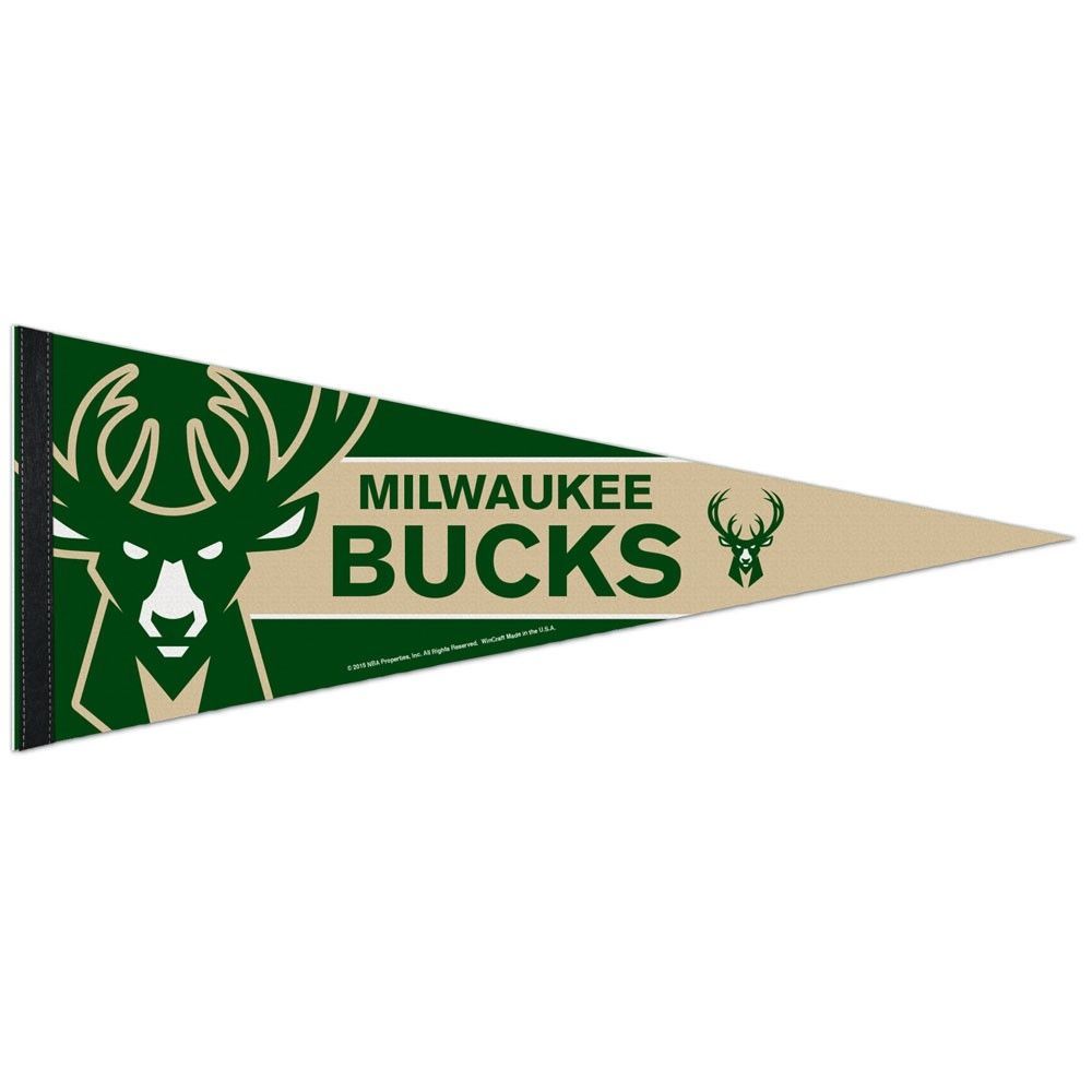 Milwaukee Bucks Big Logo Premium NBA Wimpel