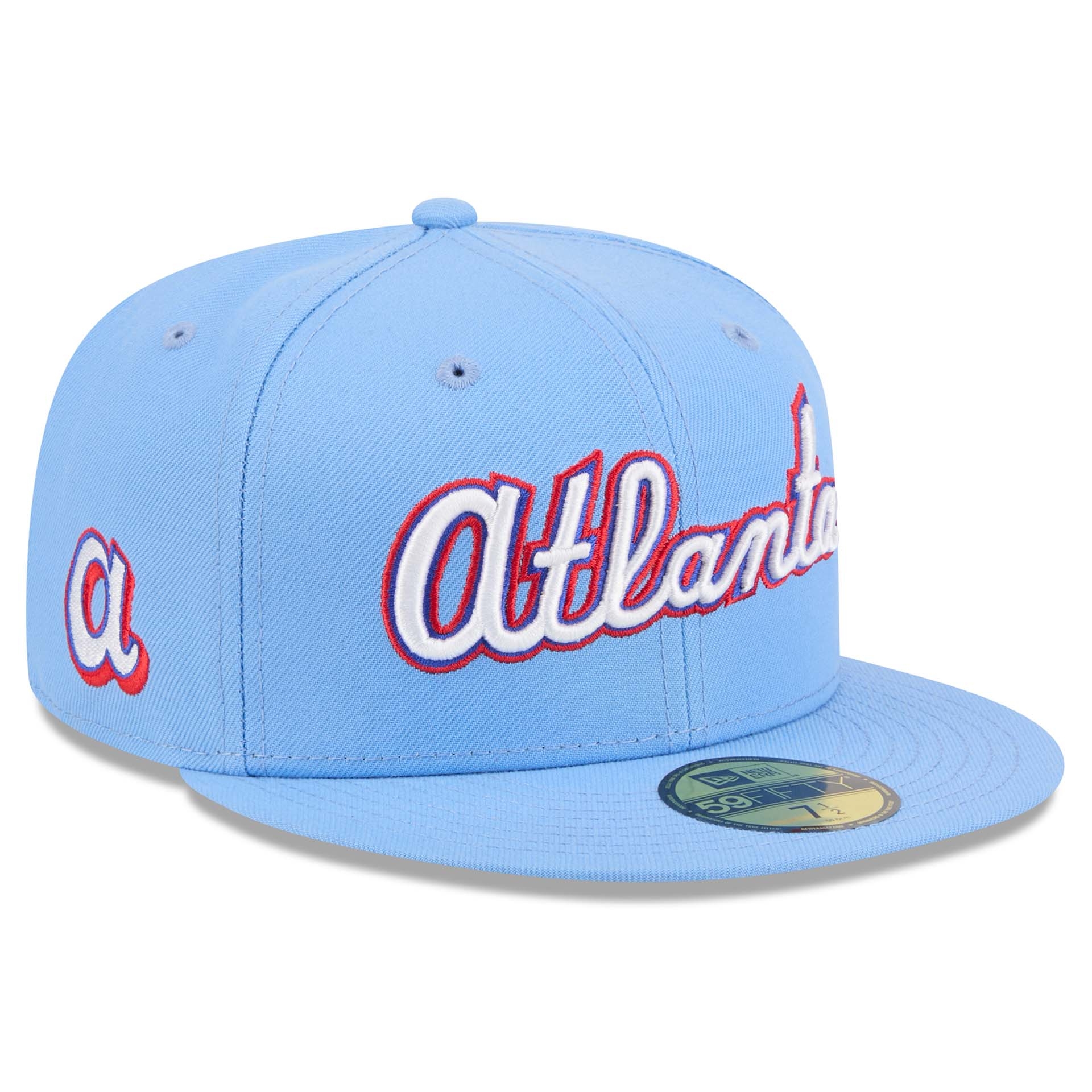 Atlanta Braves MLB City Connect Fan Pack 59FIFTY Fitted Cap Blau